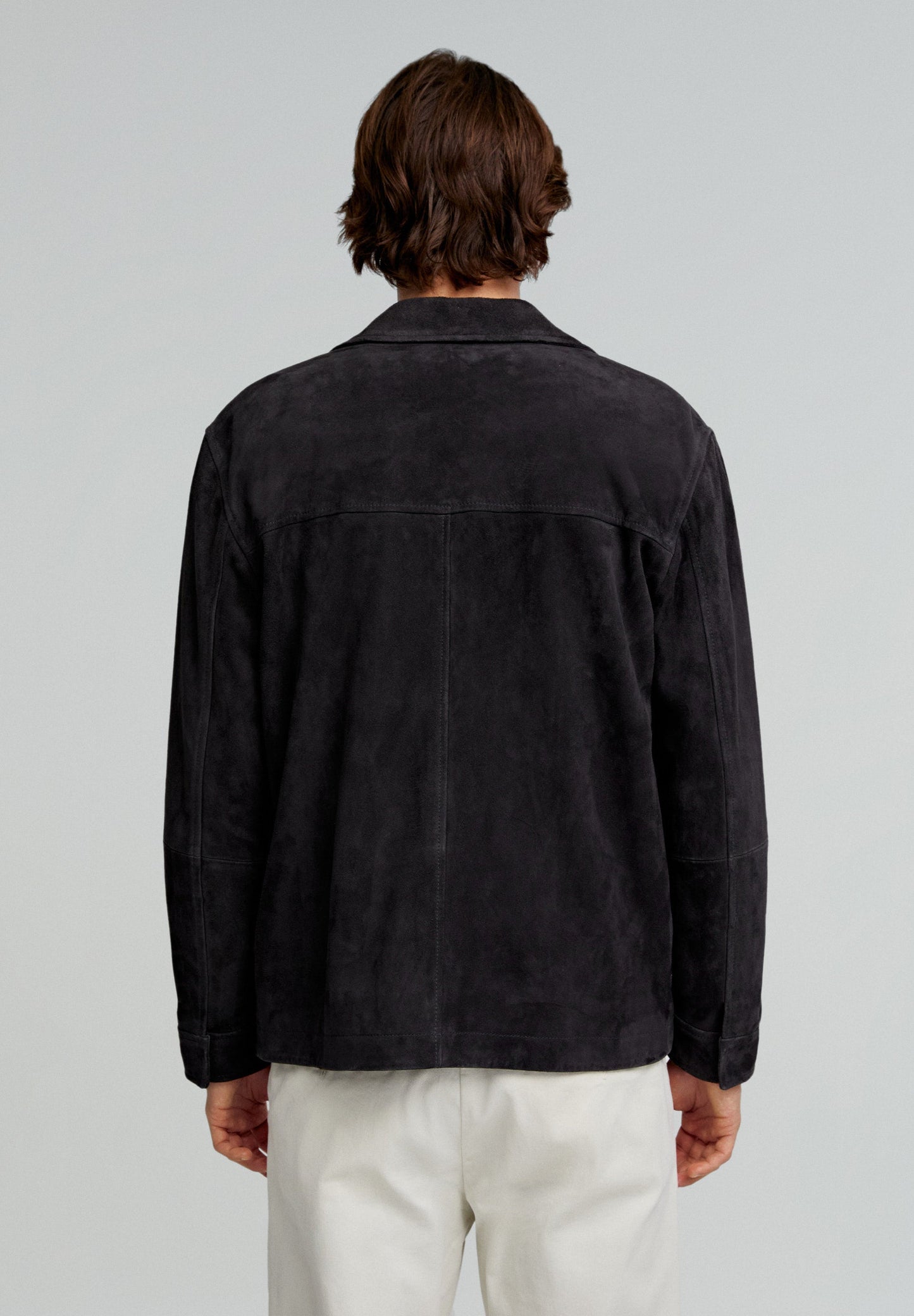 SUEDE JACKET WITH POCKETS