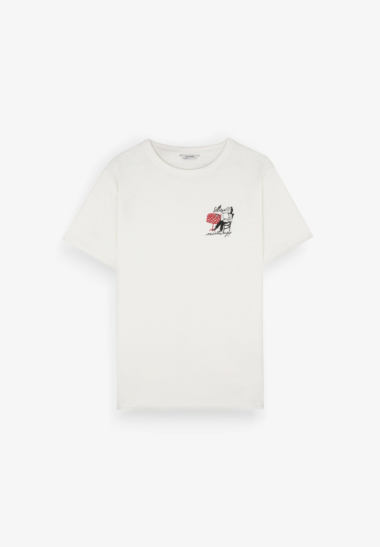 T-SHIRT AVEC DESSIN SUR LA POITRINE