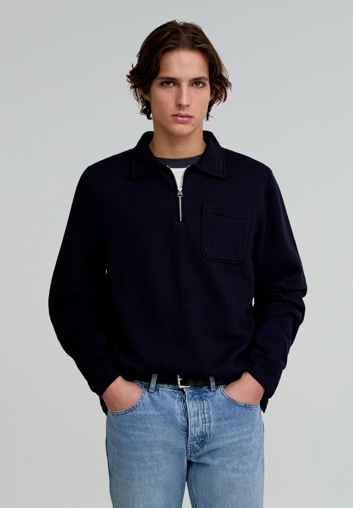 POLO POCKET SWEATER