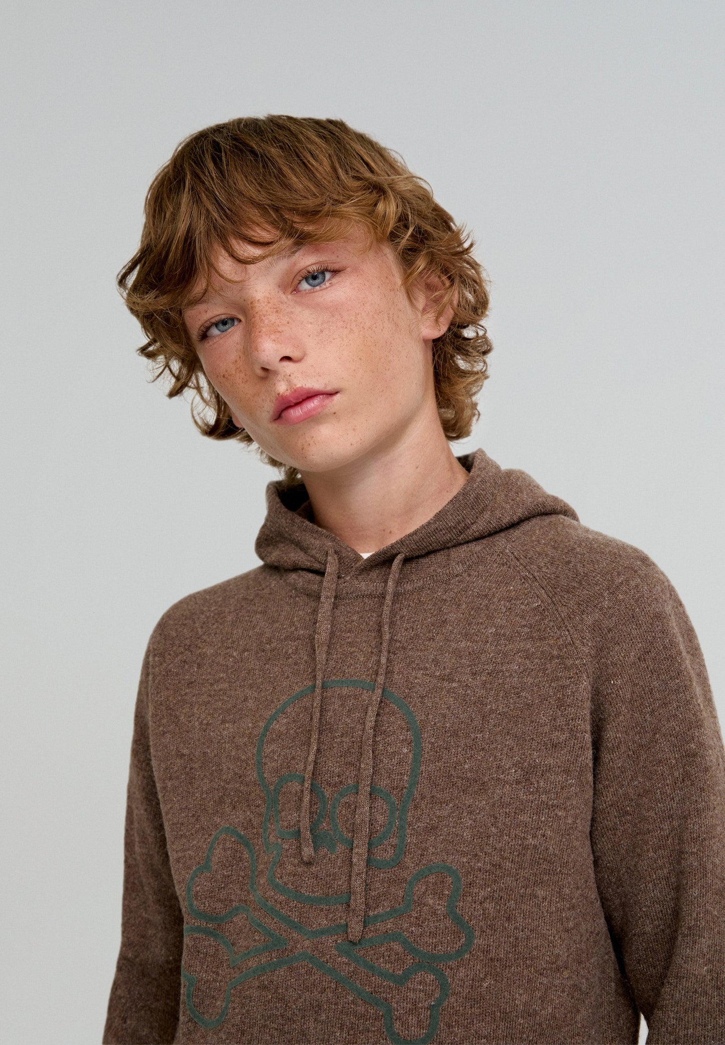 SKULL HOODIE TRICOT KIDS