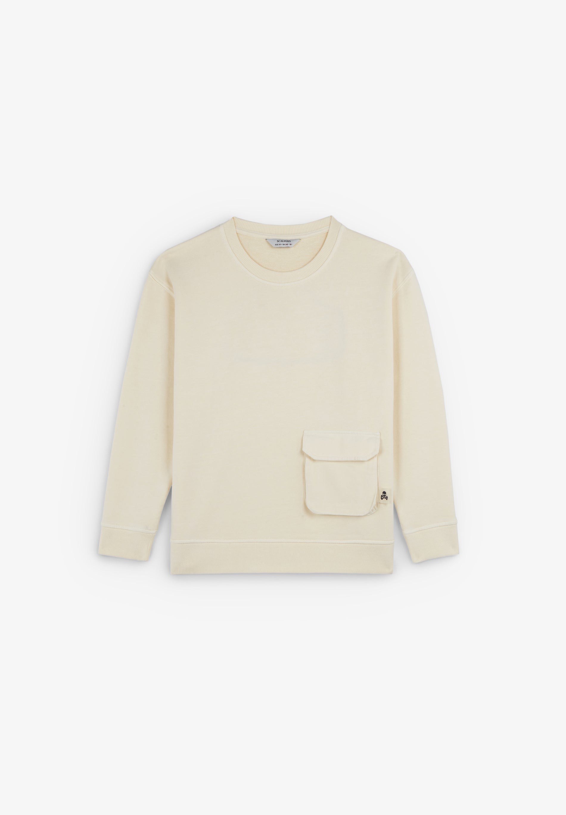 SWEATSHIRT WITH CARGO-STYLE POCKET