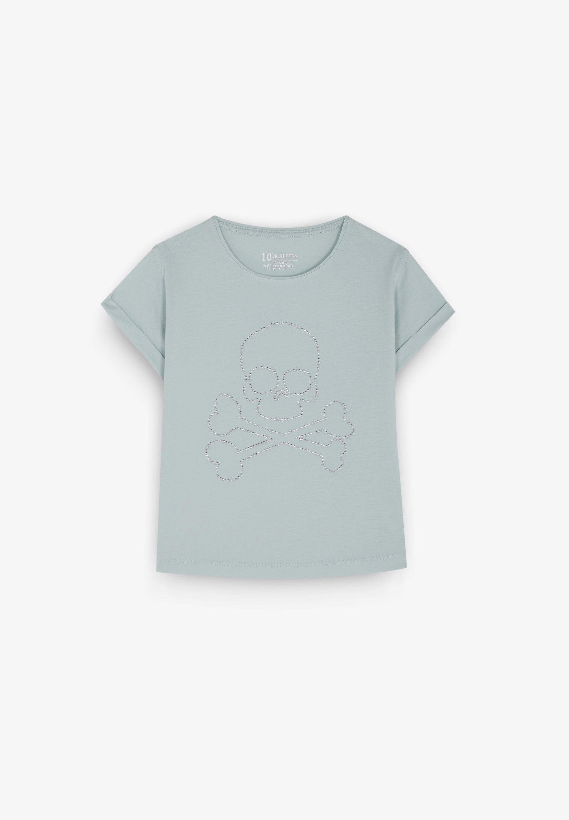 T-SHIRT CRÂNE BRILLANT POUR FILLE