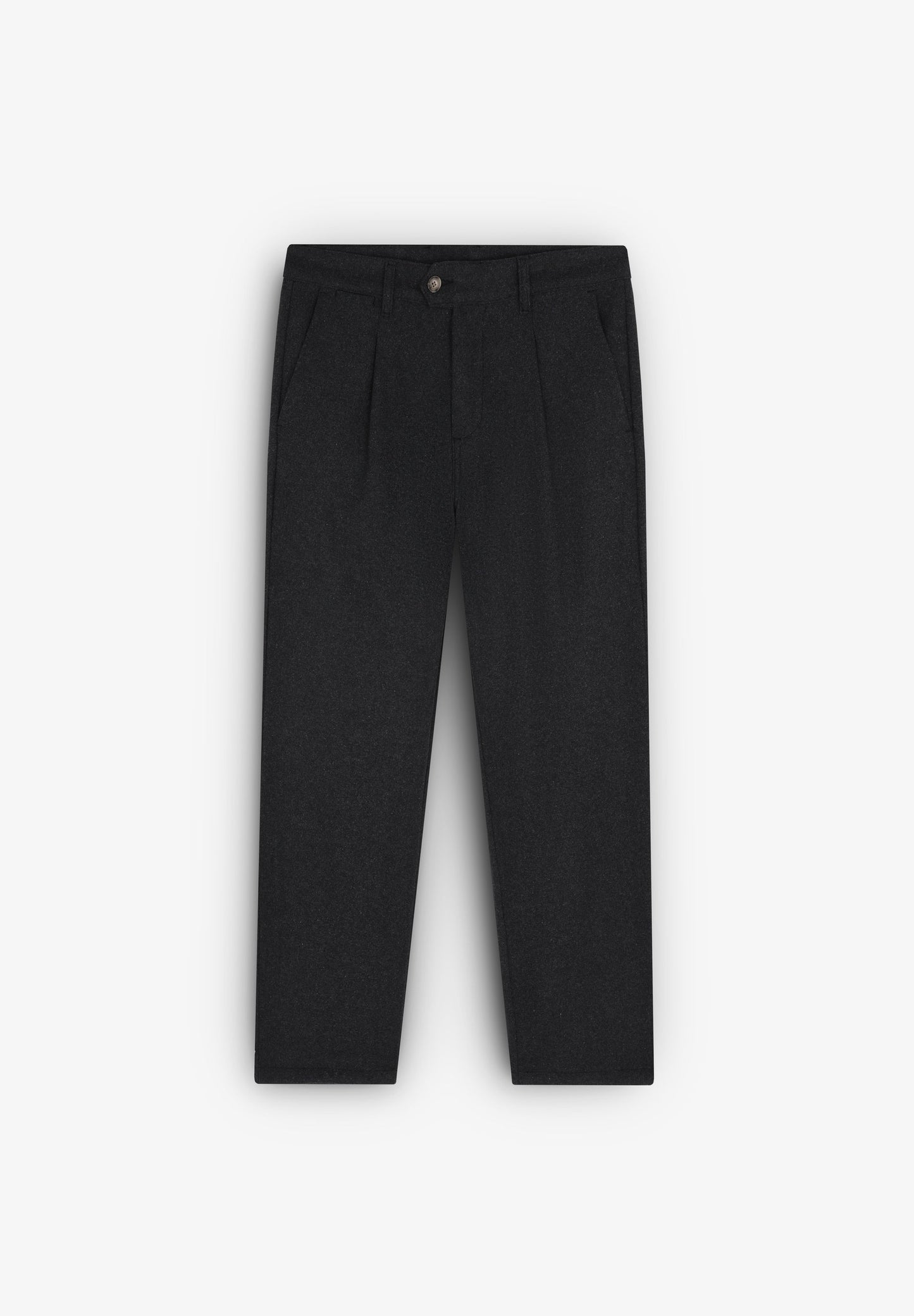 DARTED WOOL TROUSERS