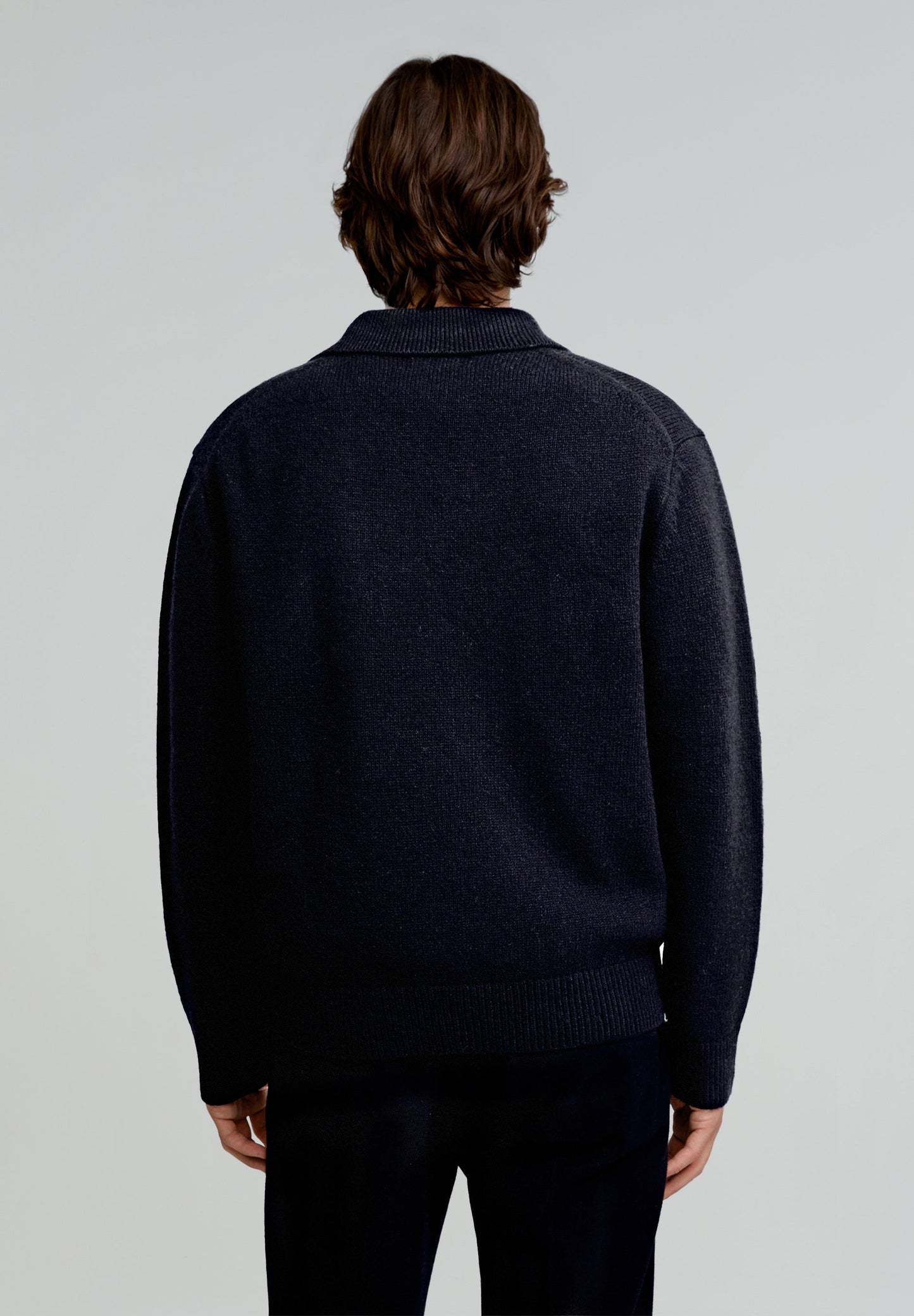 PREMIUM POLO SWEATER WITH ZIP