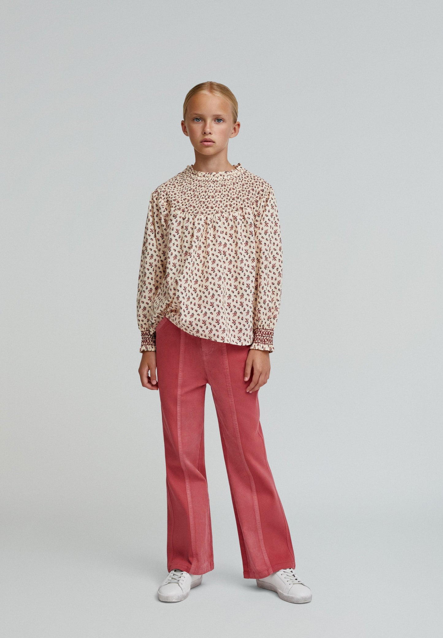 BLOUSE À FLEURS POUR FILLE