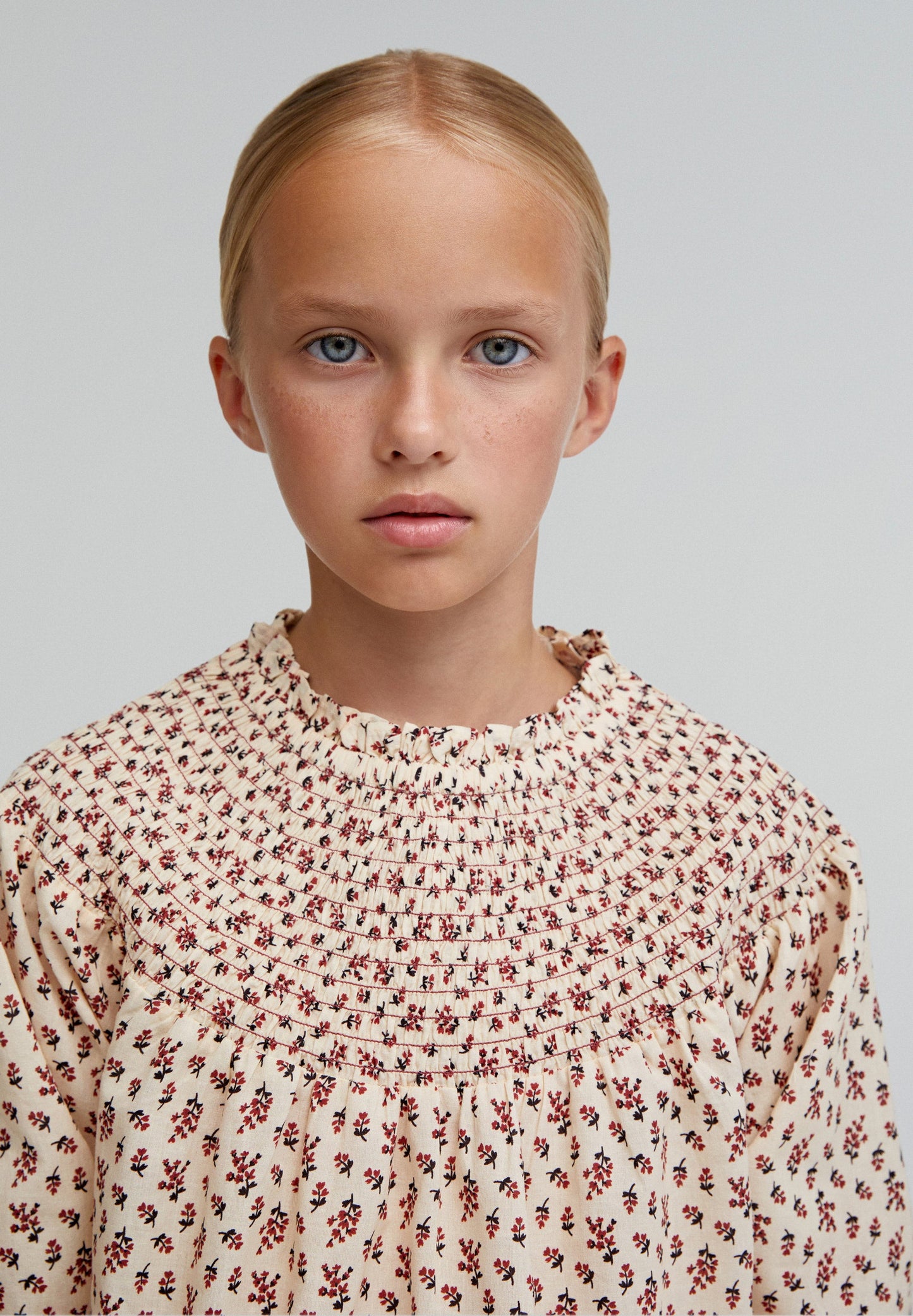 BLOUSE À FLEURS POUR FILLE