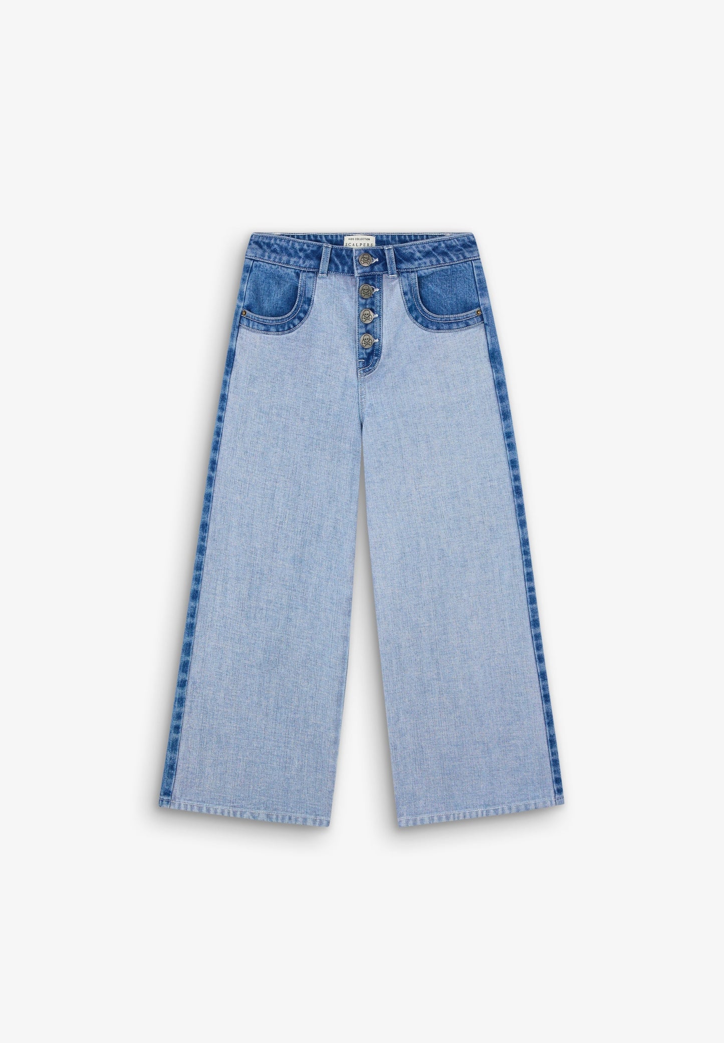 JEANS CULOTTE BICOLOR