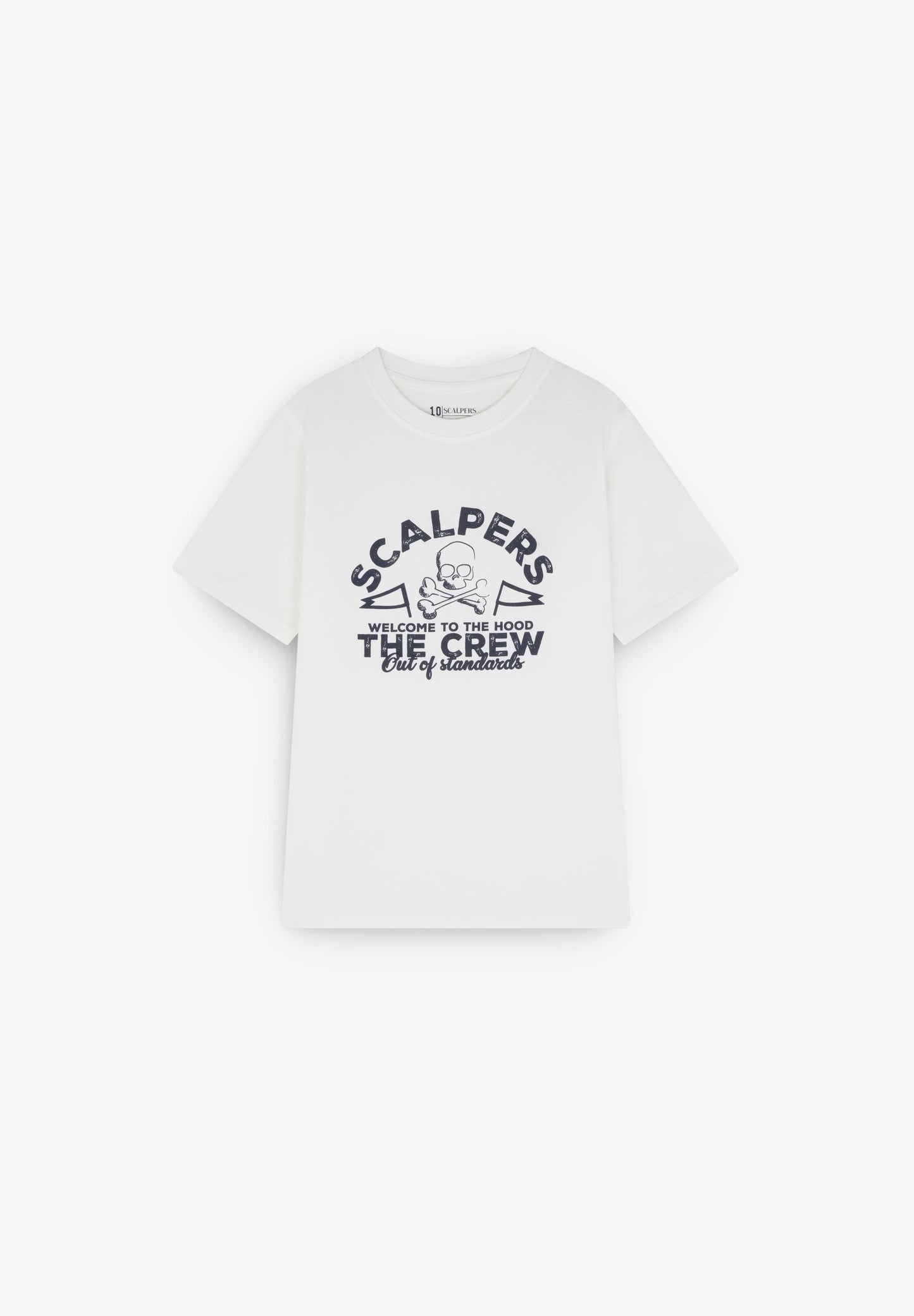 T-SHIRT WITH SCALPERS CREW LOGO