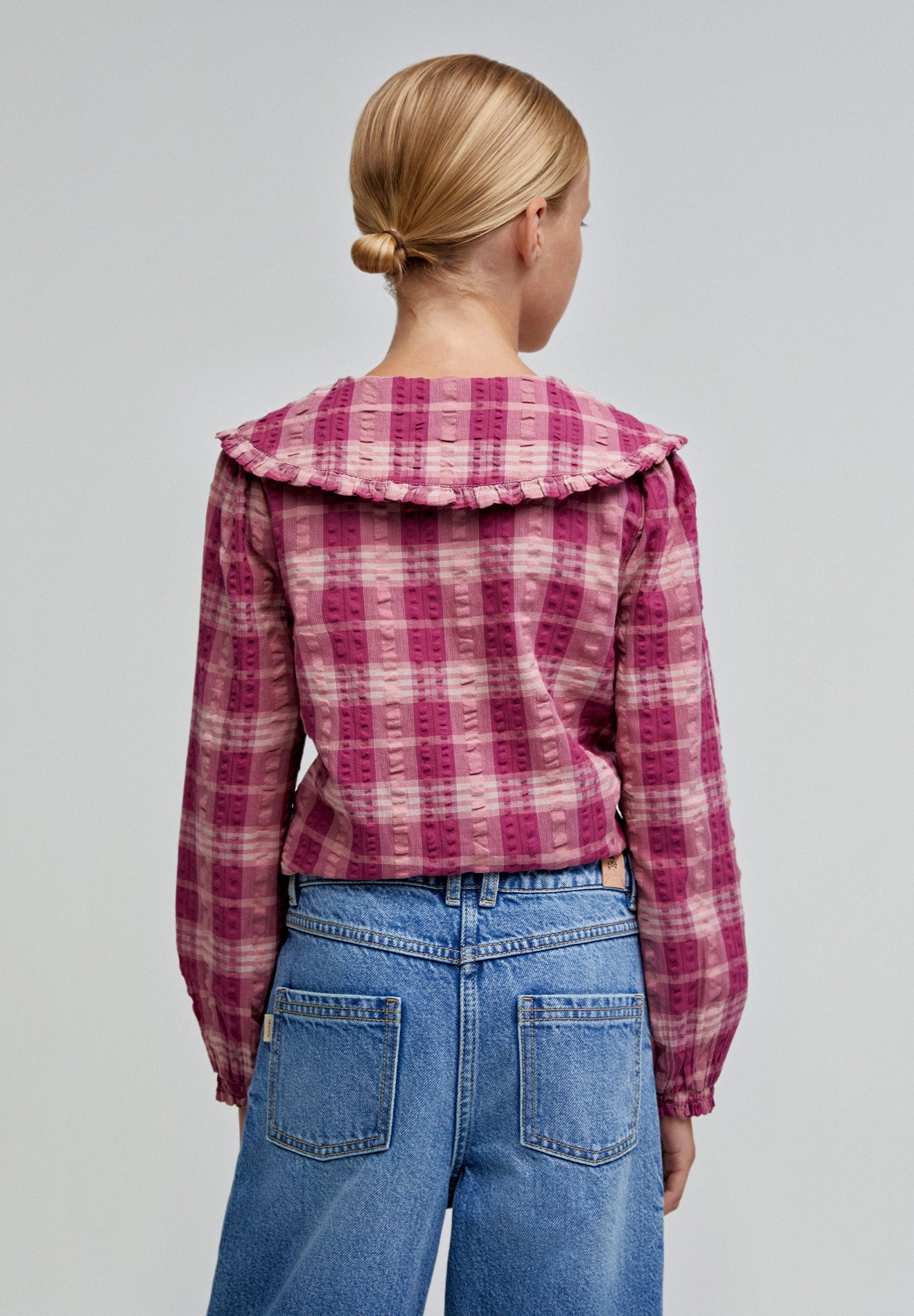 BLOUSE À CARREAUX