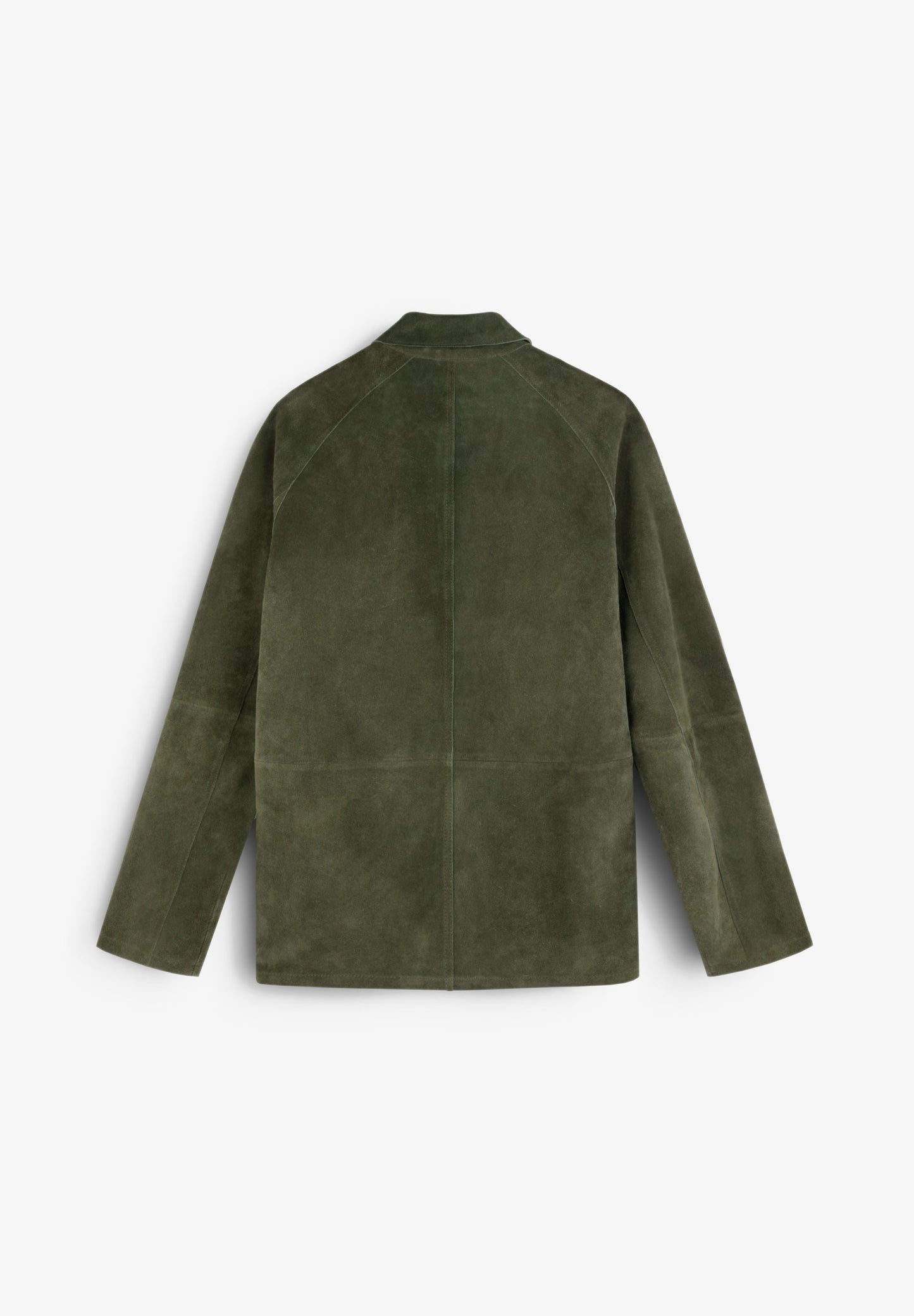 SUEDE JACKET WITH FLAP POCKETS