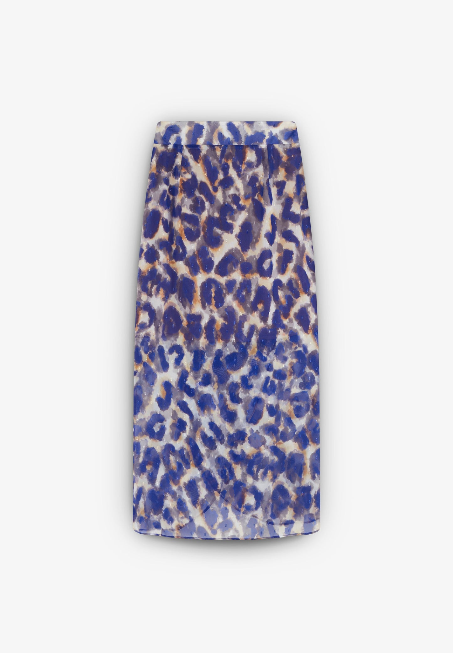 ANIMAL PRINT MIDI SKIRT