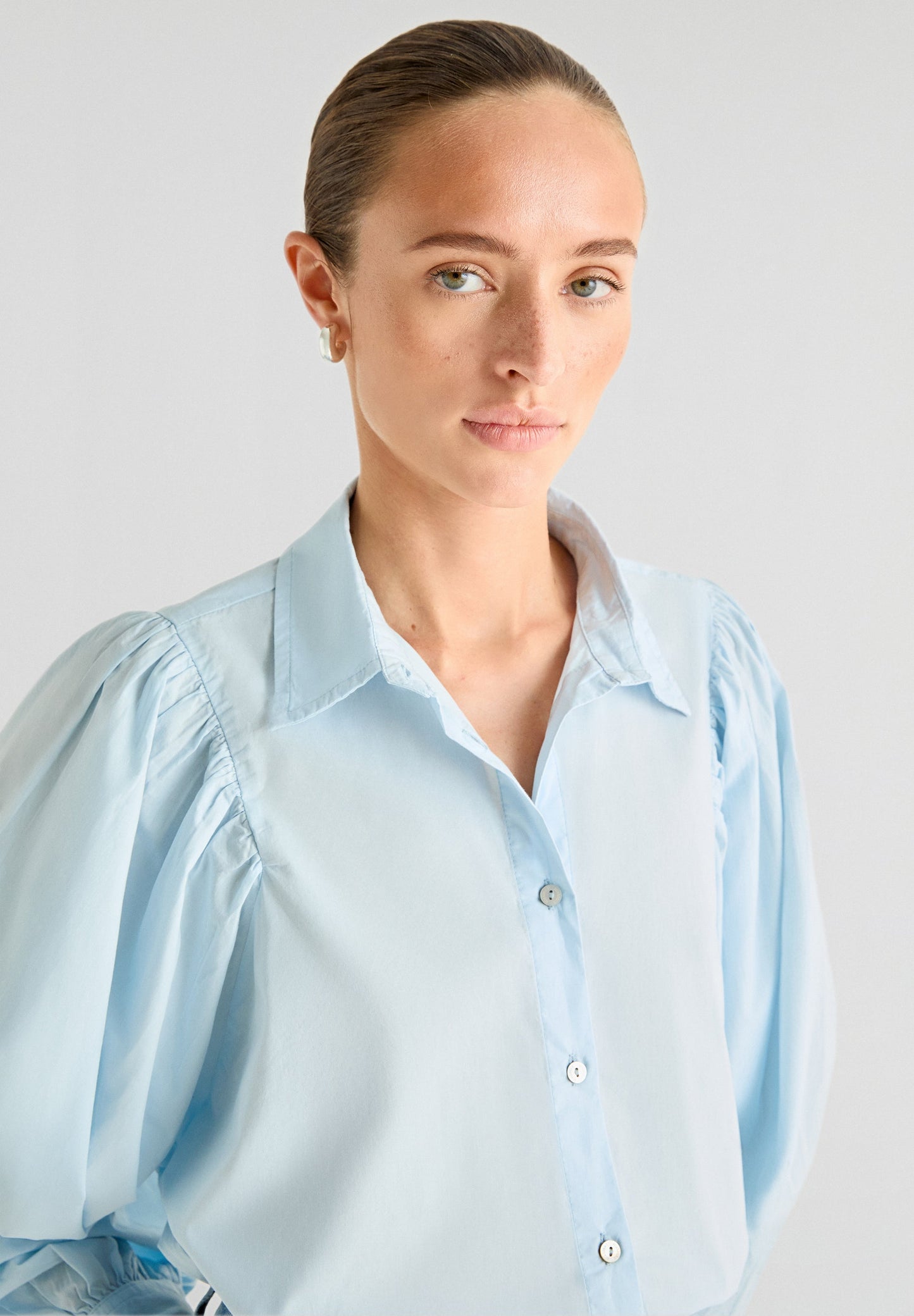 POPLIN PUFF SHIRT