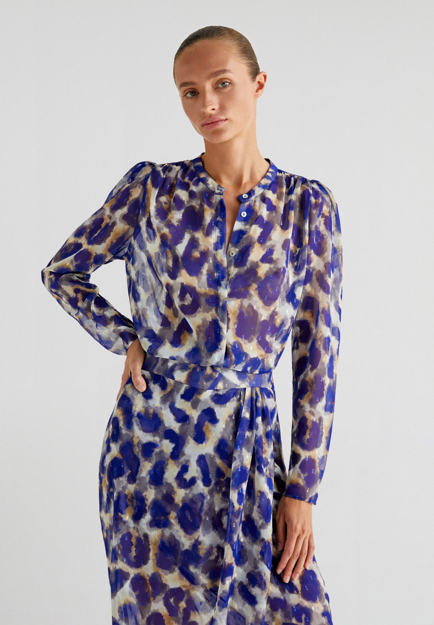 BLOUSE À IMPRIMÉ ANIMALIER