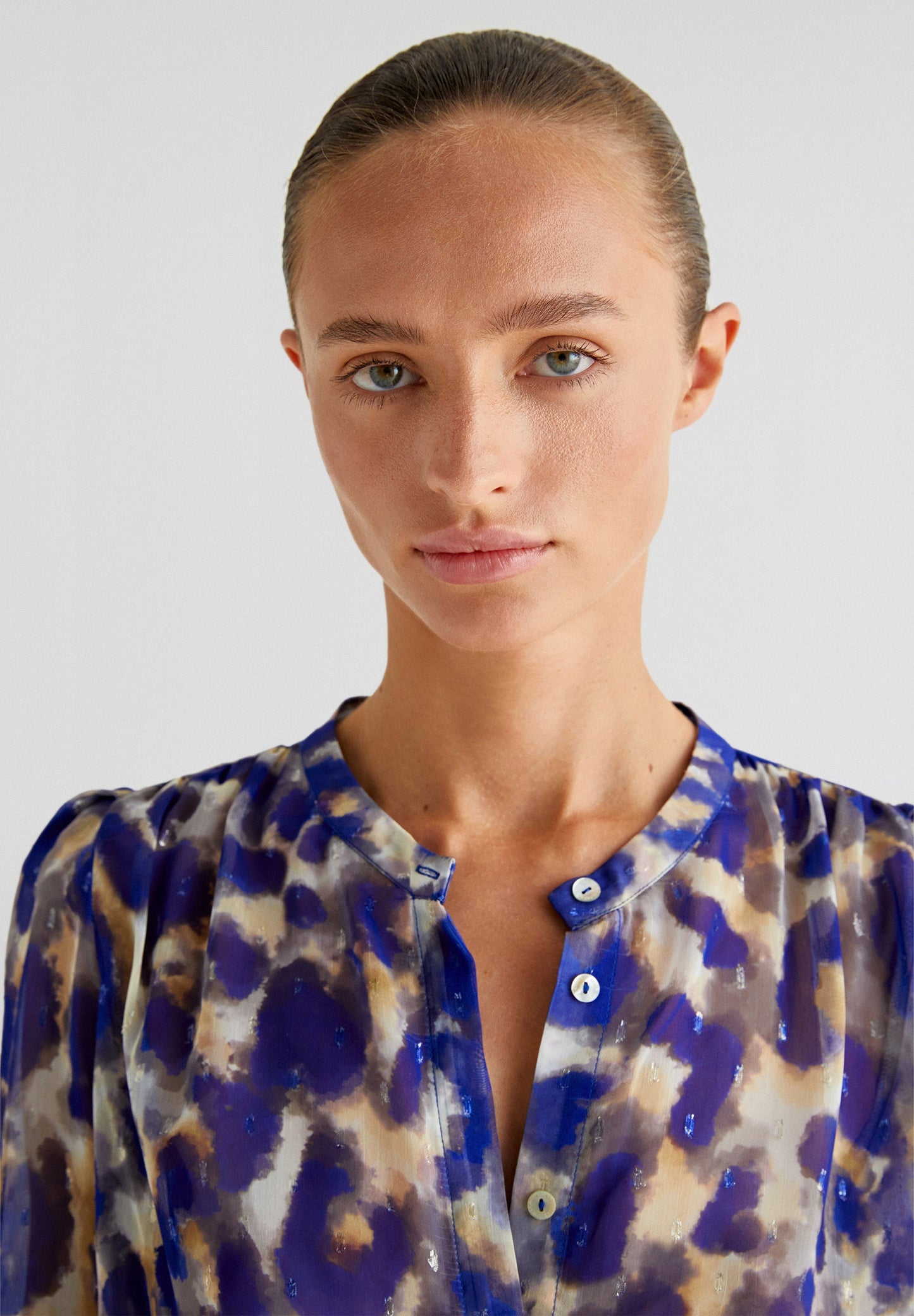 BLOUSE À IMPRIMÉ ANIMALIER