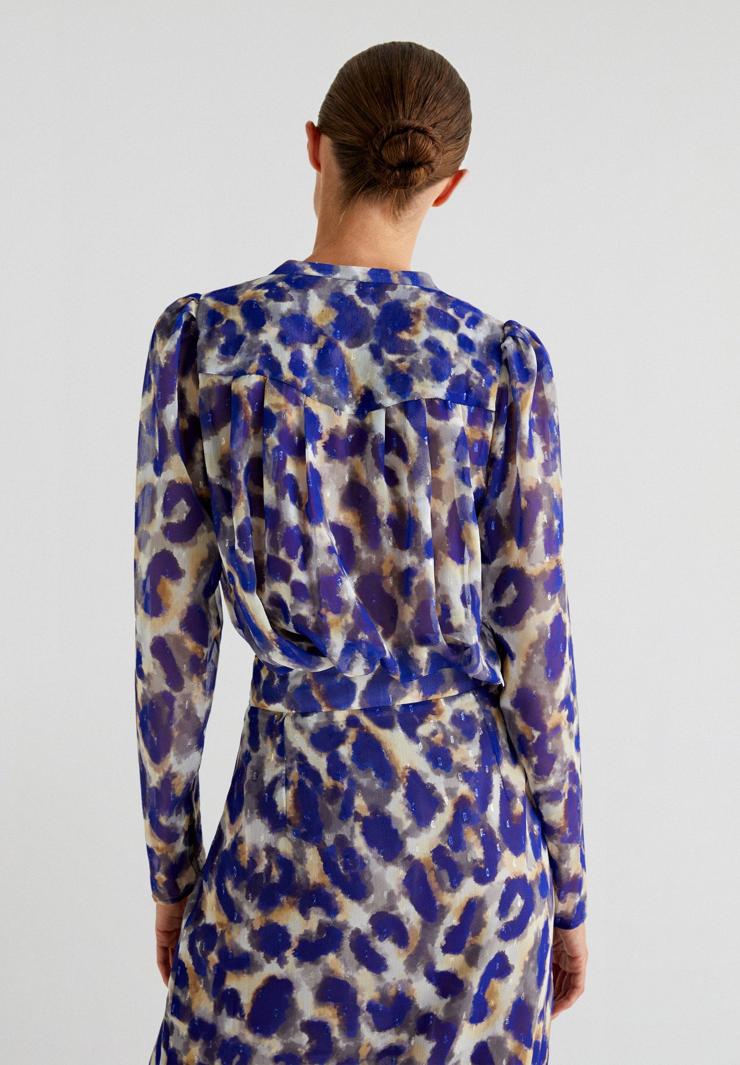 ANIMAL PRINT BLOUSE