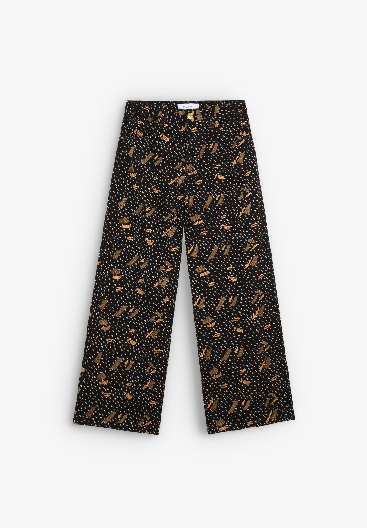 ANIMAL EMB DENIM PANT