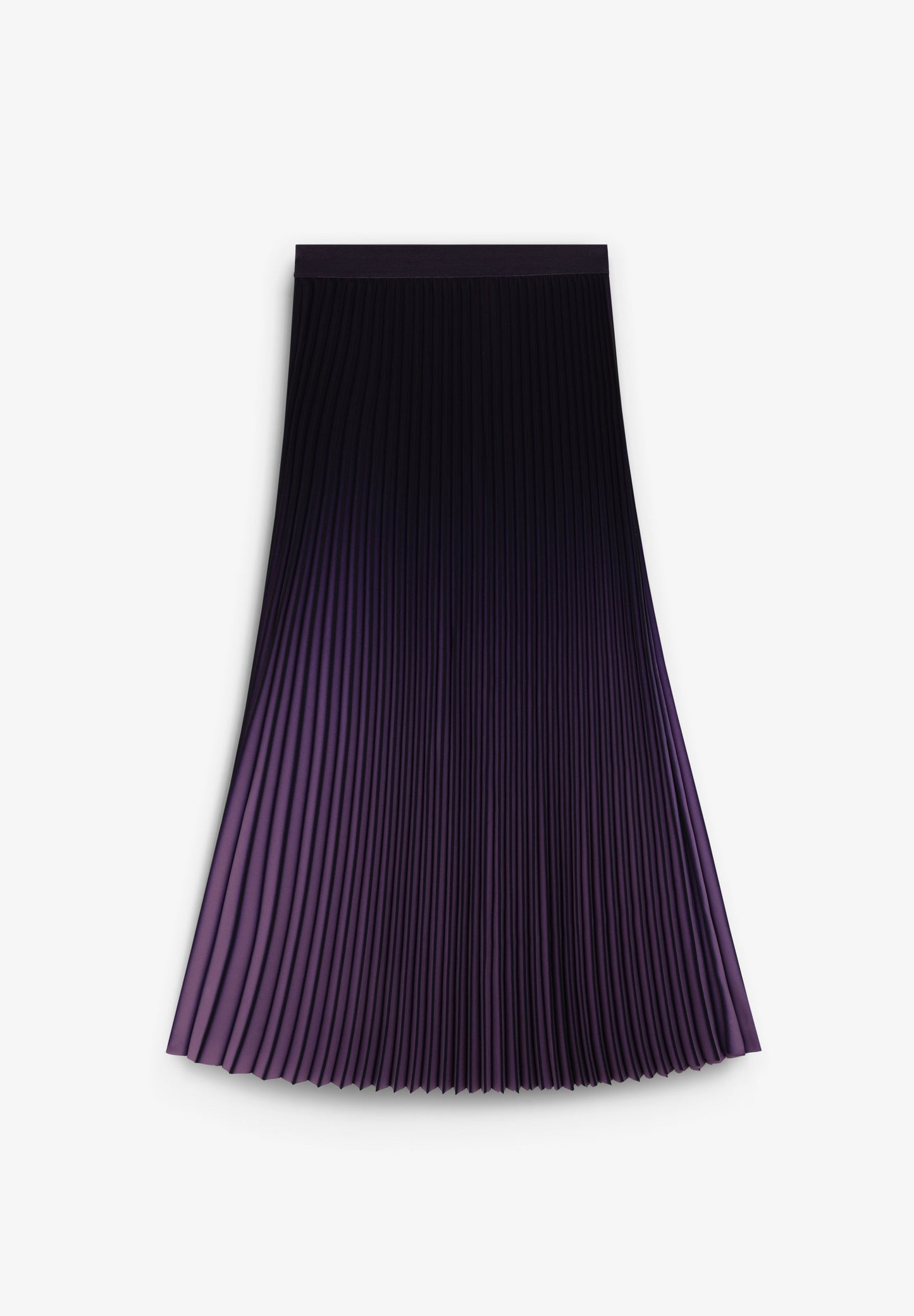 PLEAT DEGRED MIDI SKIRT