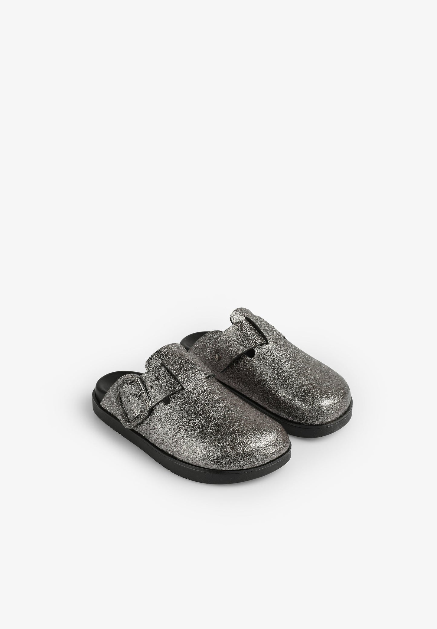 METAL ZUECO SANDAL