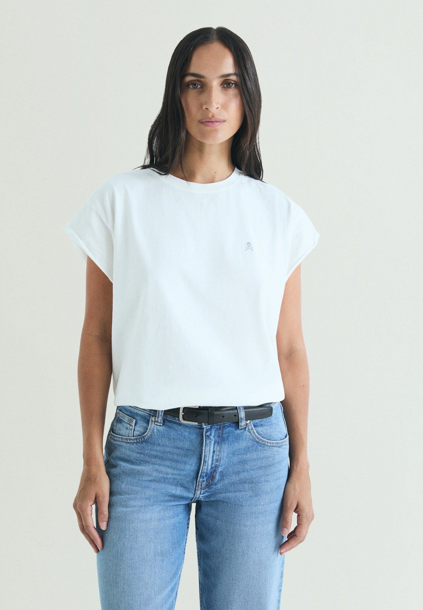 T-SHIRT SKULL BRODÉ