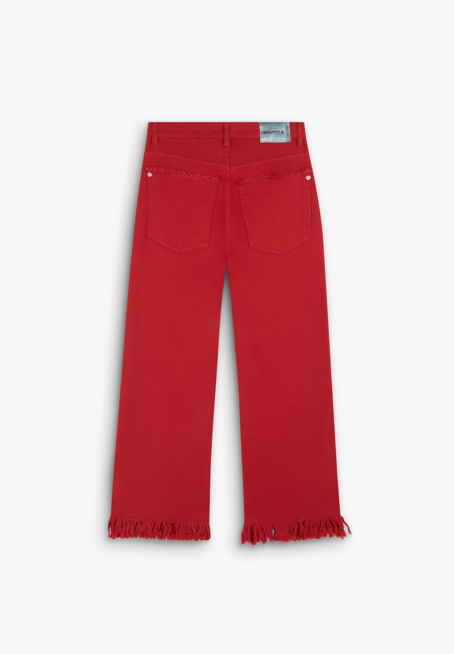 JEANS WITH FRAYED HEM