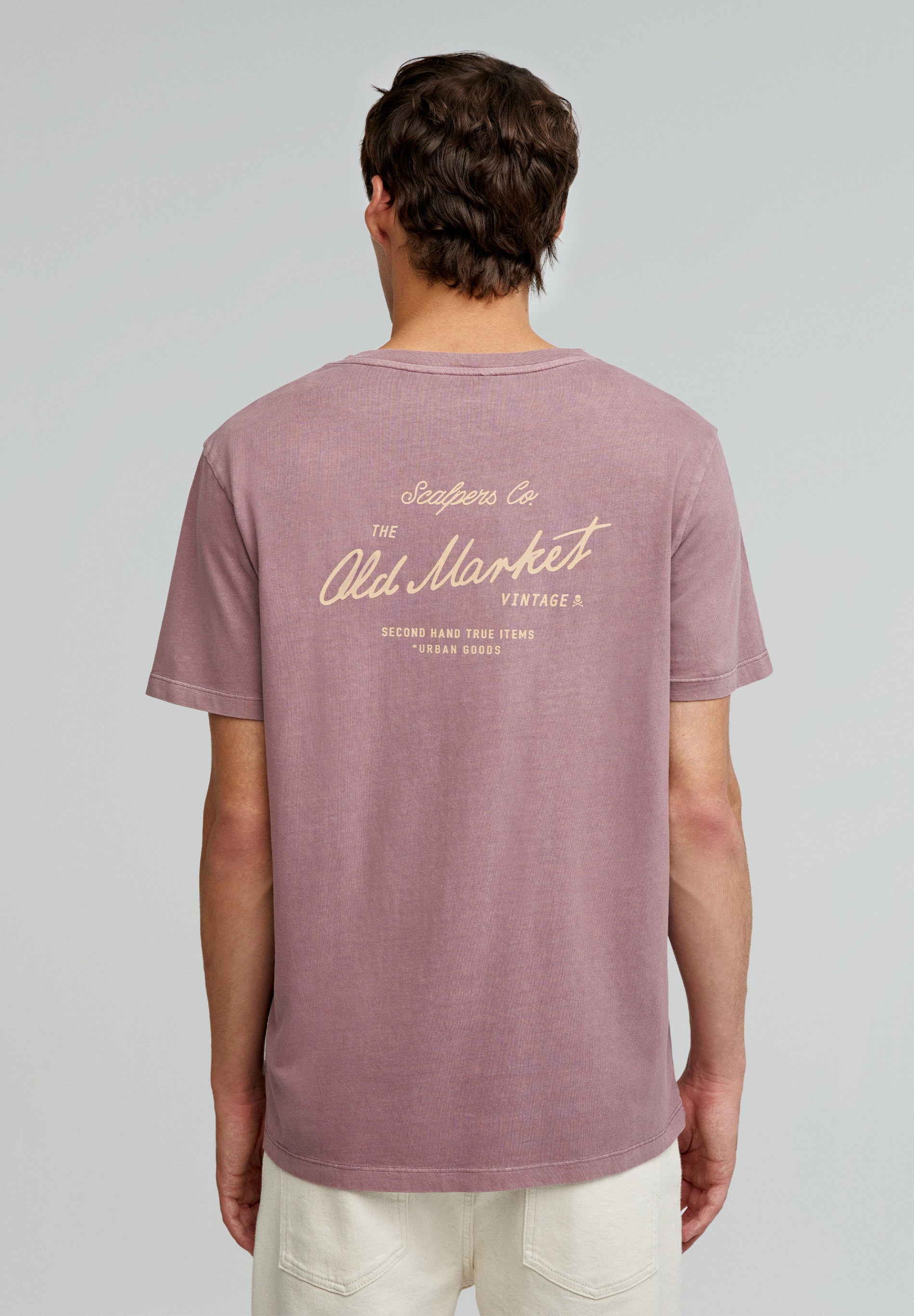 T-SHIRT WITH BACK TEXT