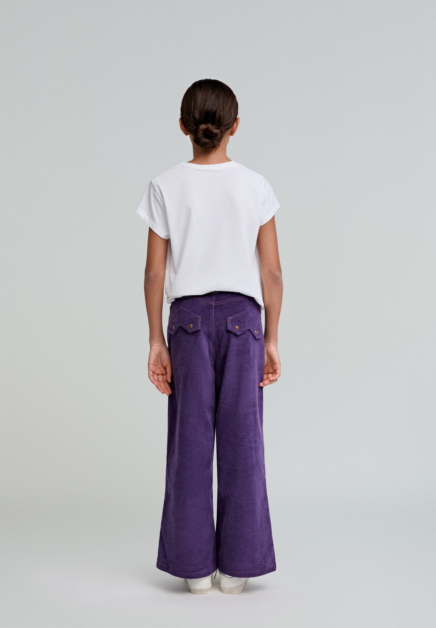 PANTALON EN VELOURS CÔTELÉ TRIZE FILLE