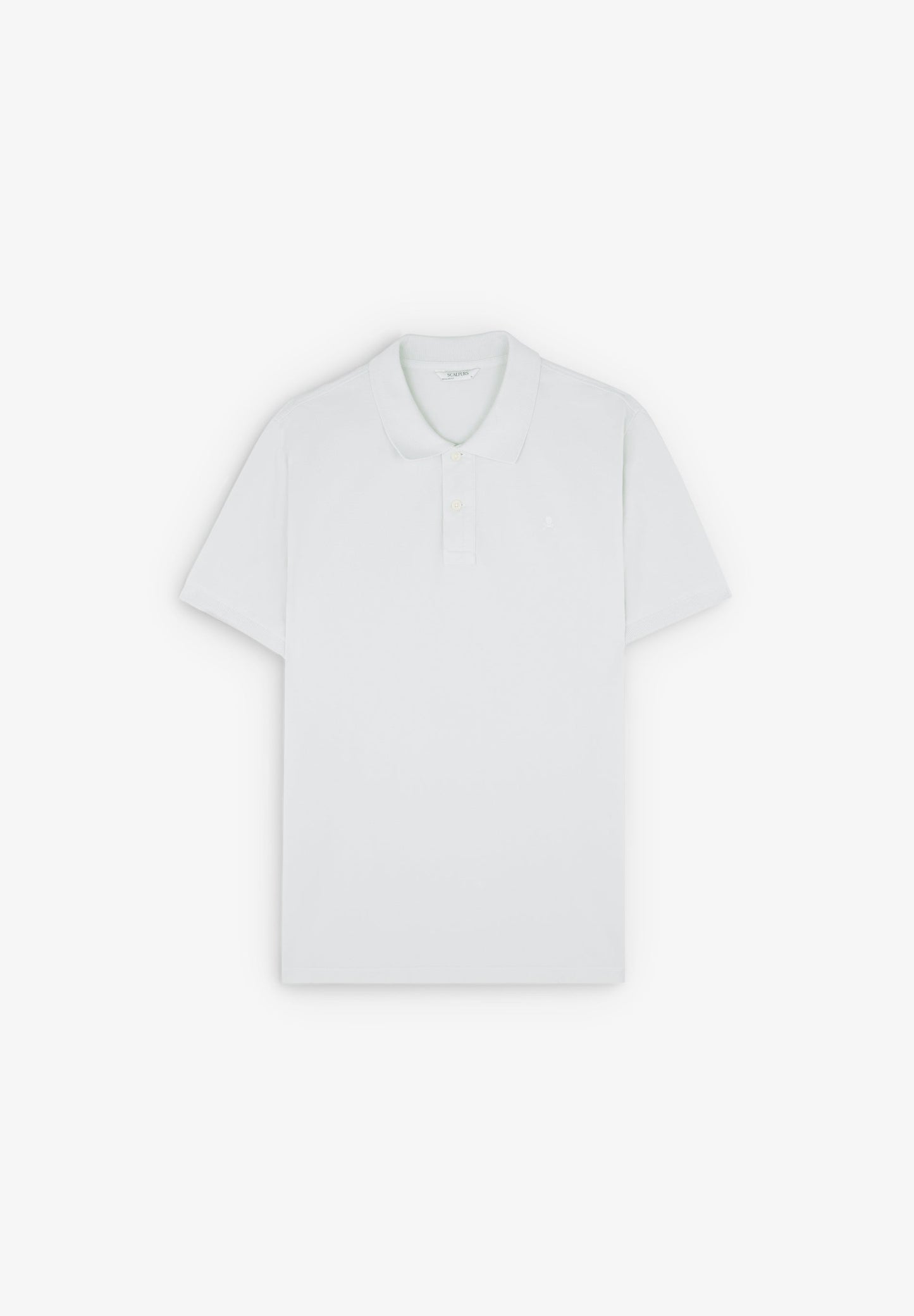 BASIC POLO SHIRT WITH SKULL DETAIL