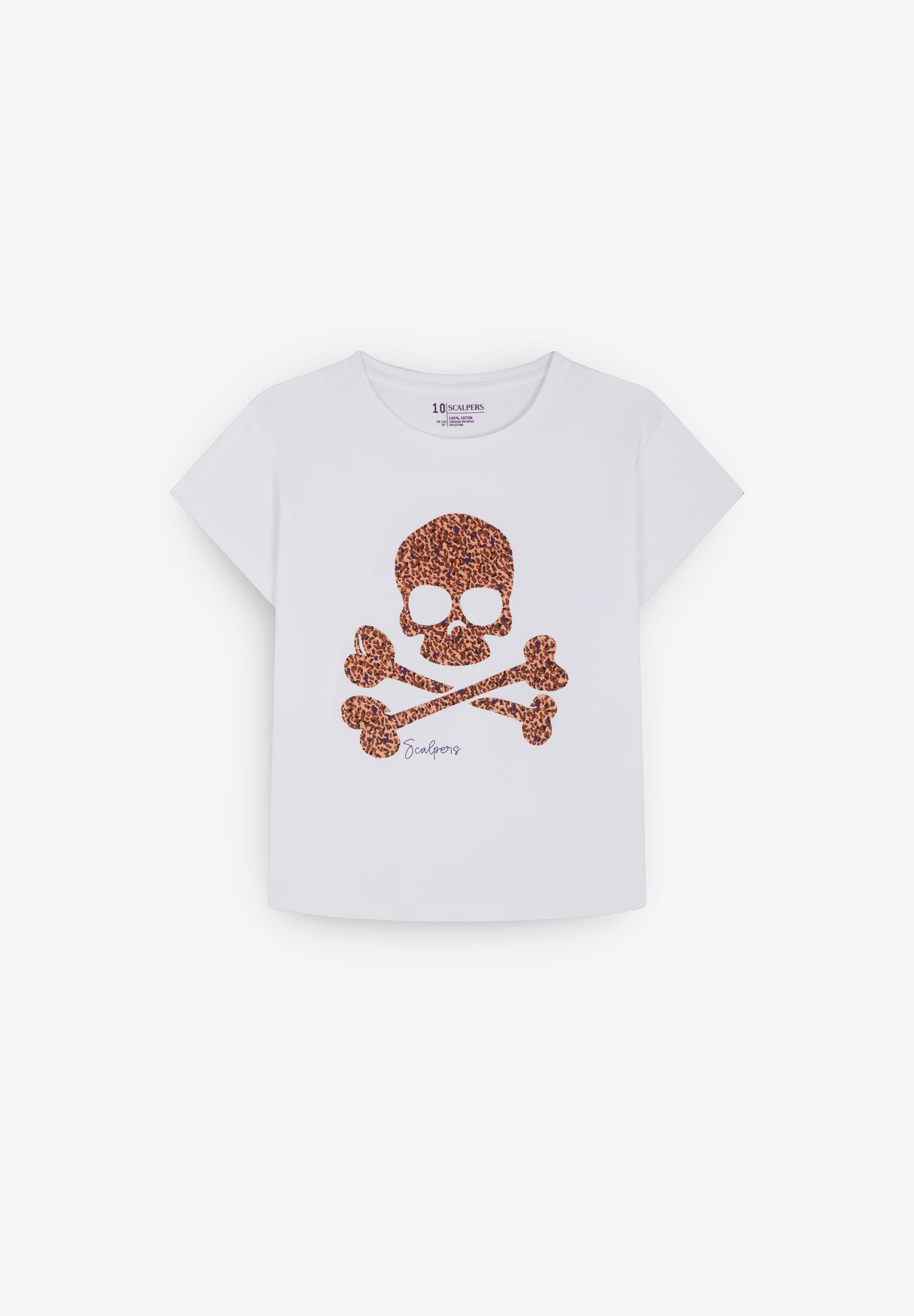 T-SHIRT MIX SKULL POUR FILLE