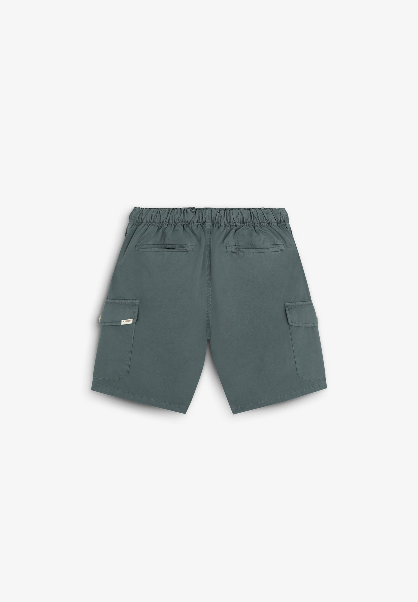 LINEN CARGO BERMUDA SHORTS