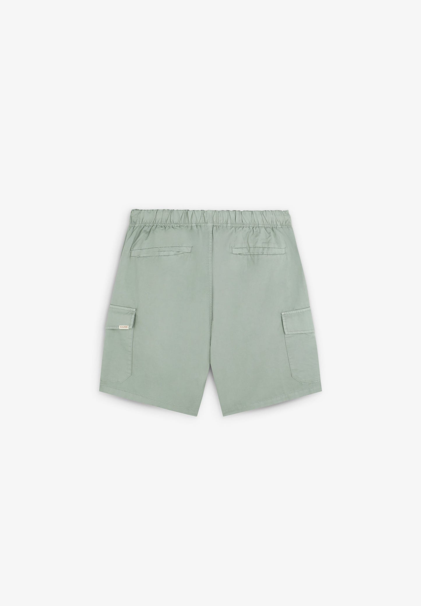 LINEN CARGO BERMUDA SHORTS