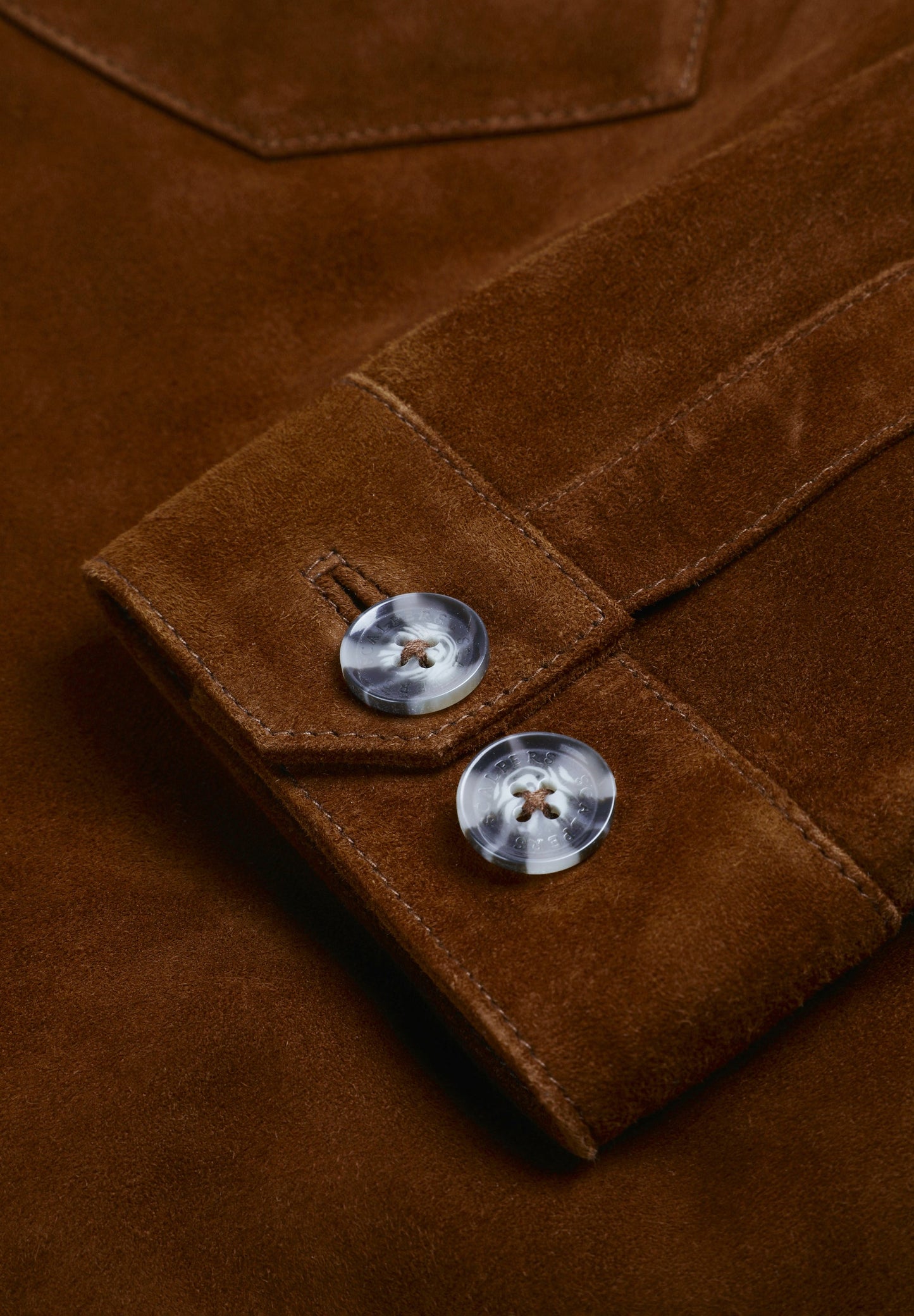 SUEDE JACKET WITH BUTTONS