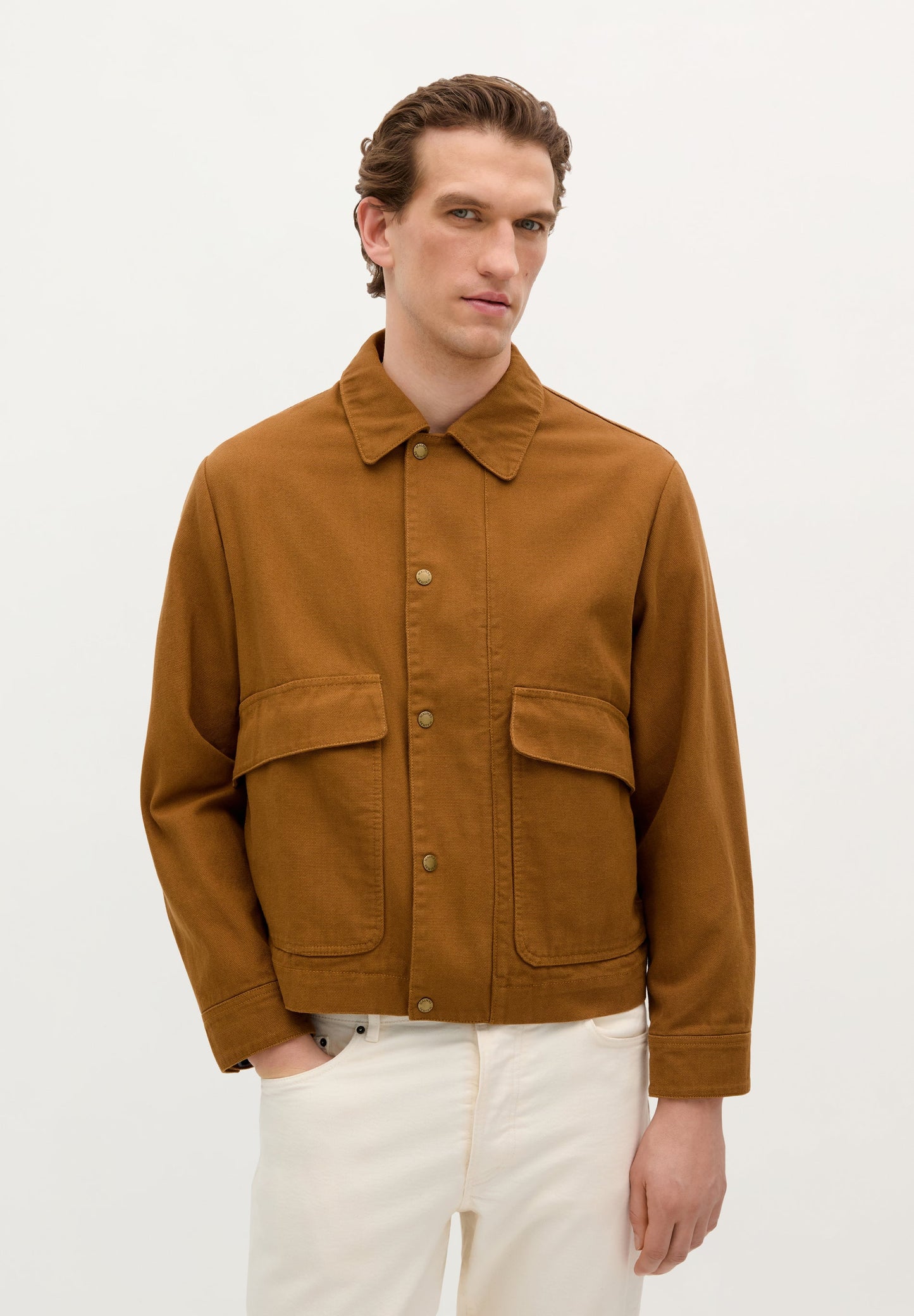 JACKET WITH FLAP POCKETS