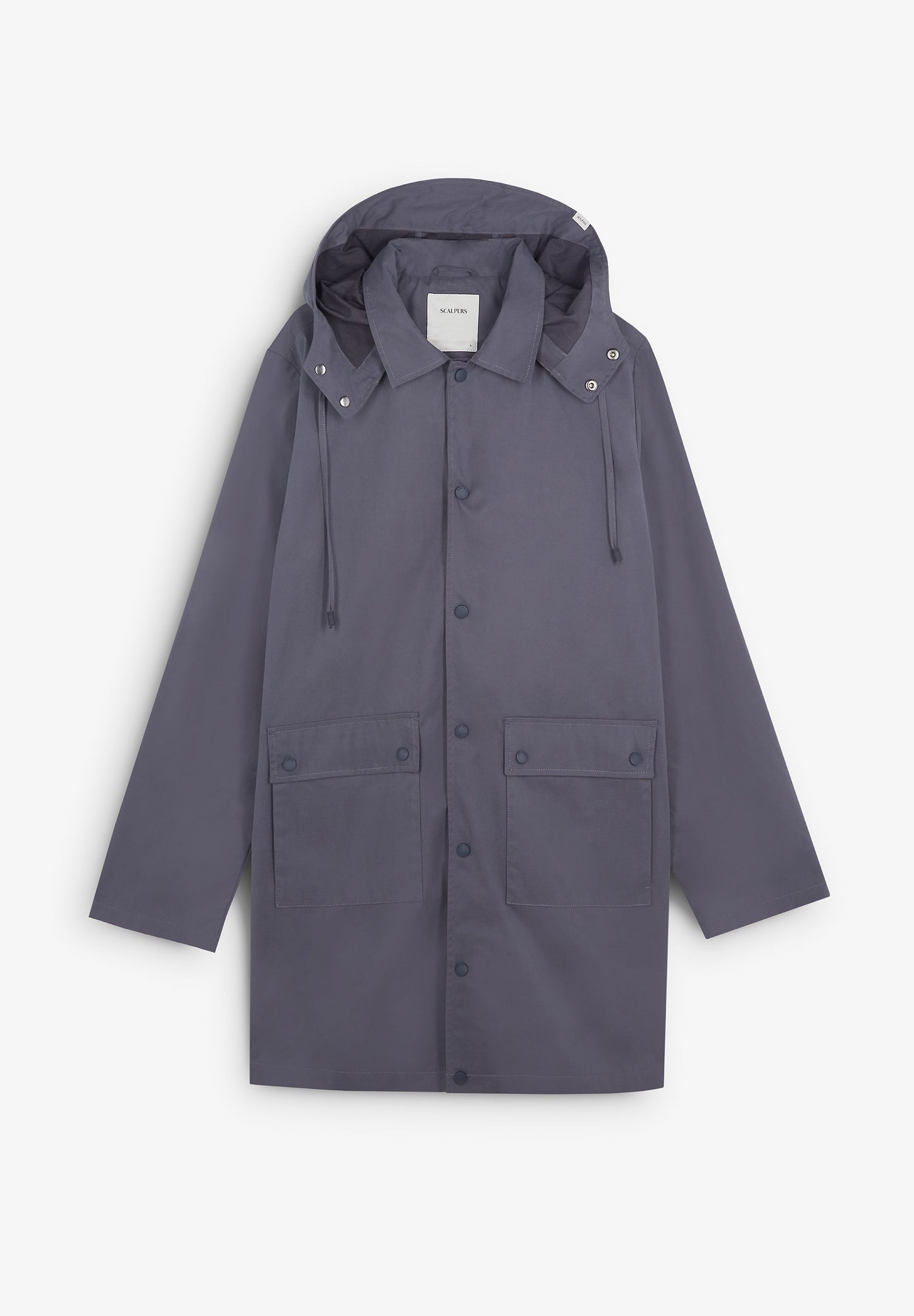 TRENCH COAT PARKA WITH A DETACHABLE HOOD