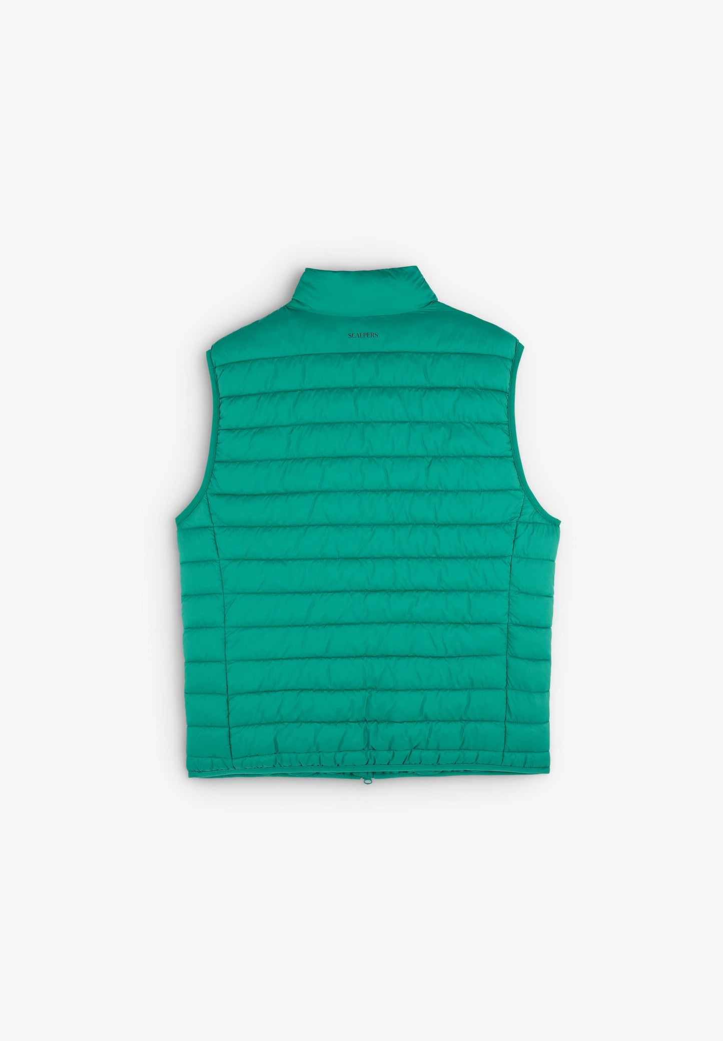 PUFFER GILET WITH SKULL PATCH