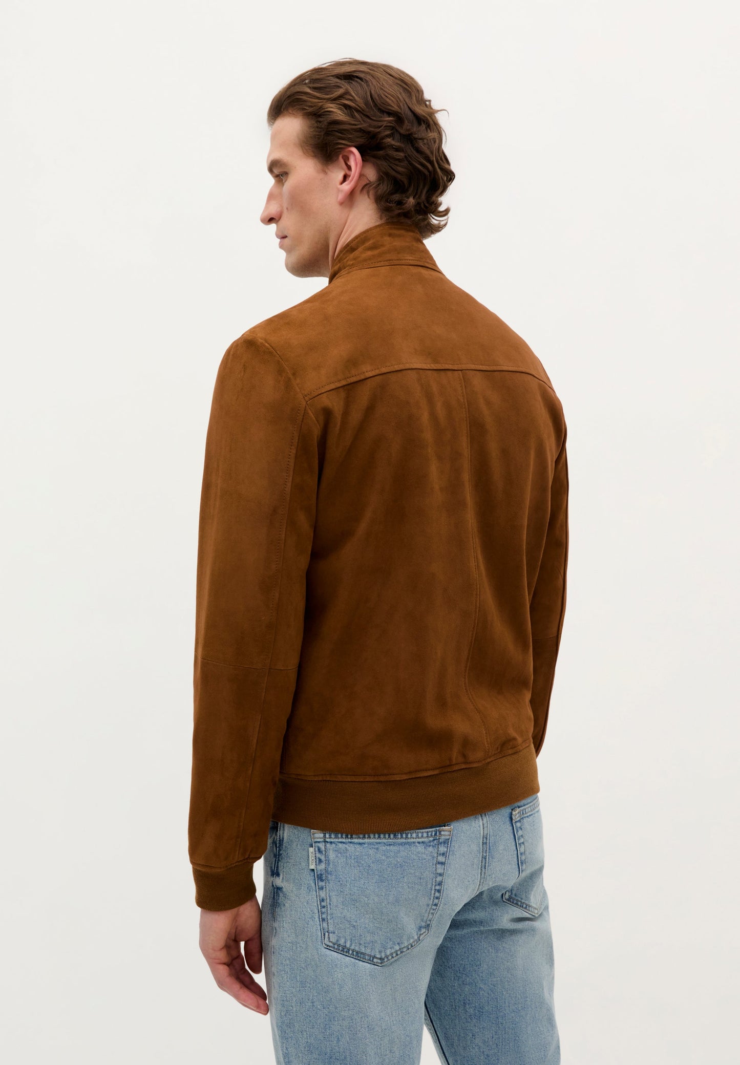 SUEDE BOMBER JACKET