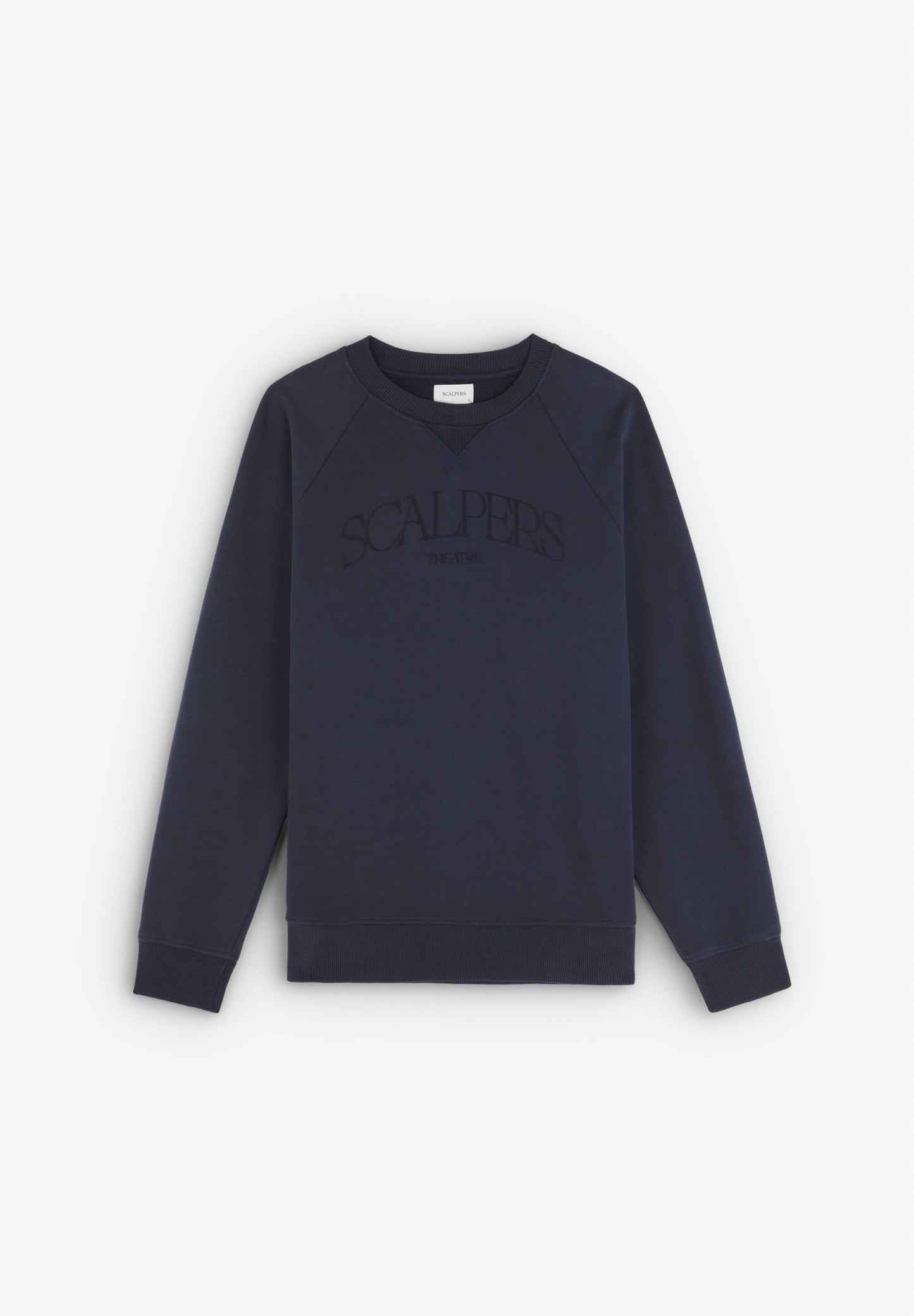 SWEATSHIRT WITH FLOCKED LOGO