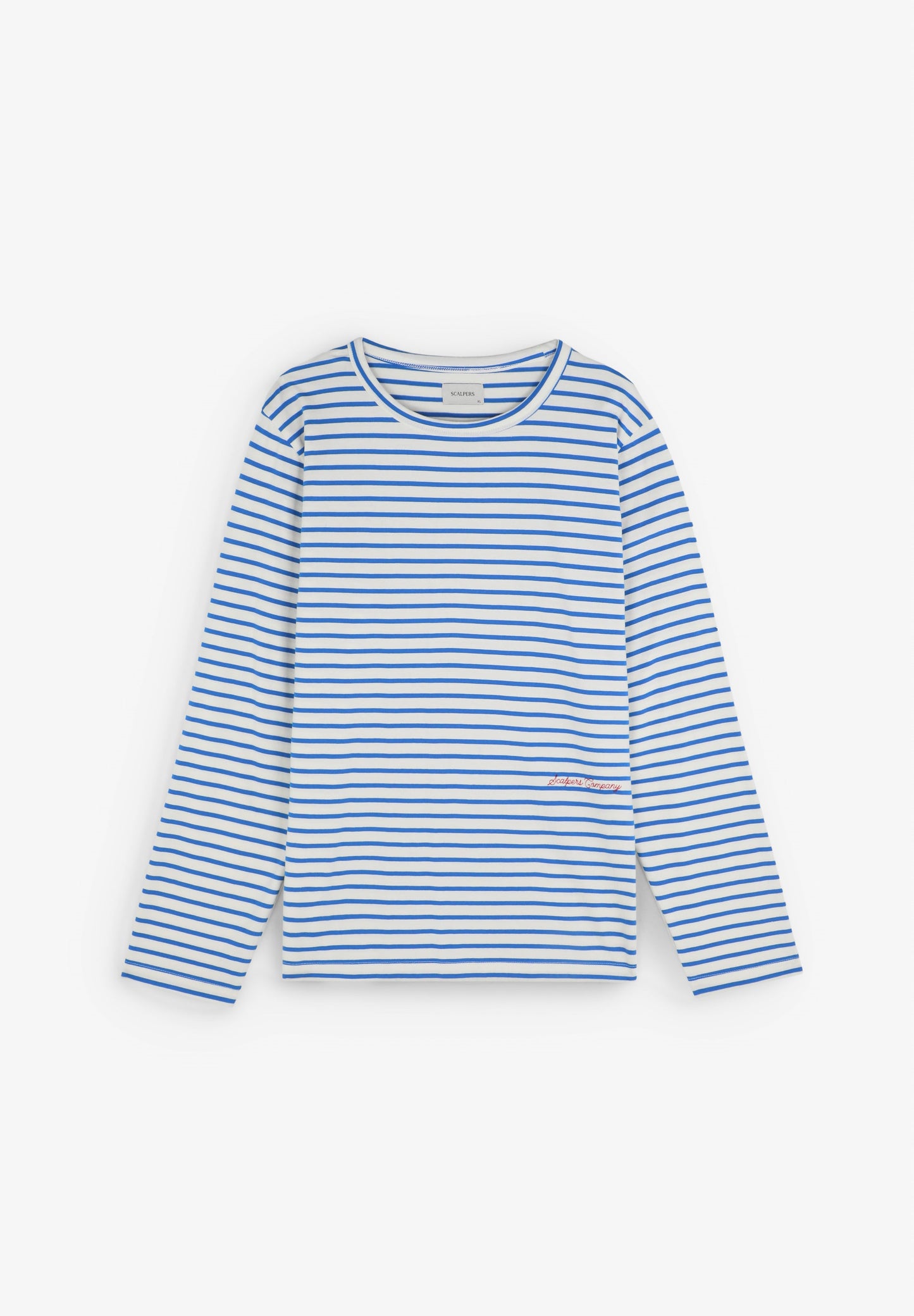 STRIPED T-SHIRT WITH CONTRAST EMBROIDERY