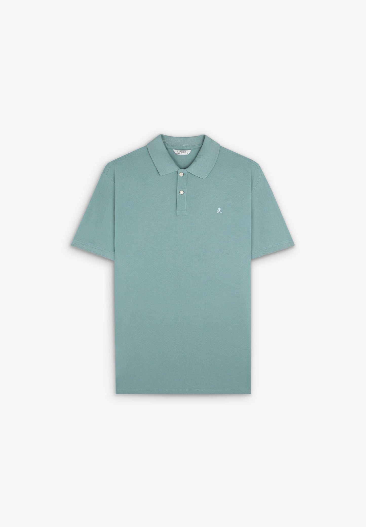 POLO SHIRT WITH CONTRAST SKULL