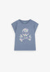 SCFLOWERS SKULL TEE GIRLS