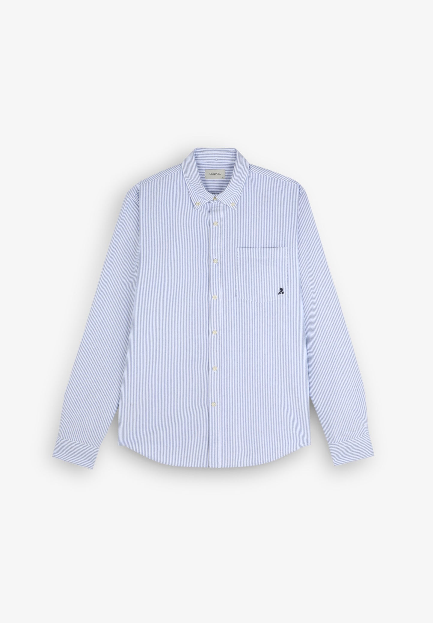 BUTTON COLLAR SKULL SHIRT