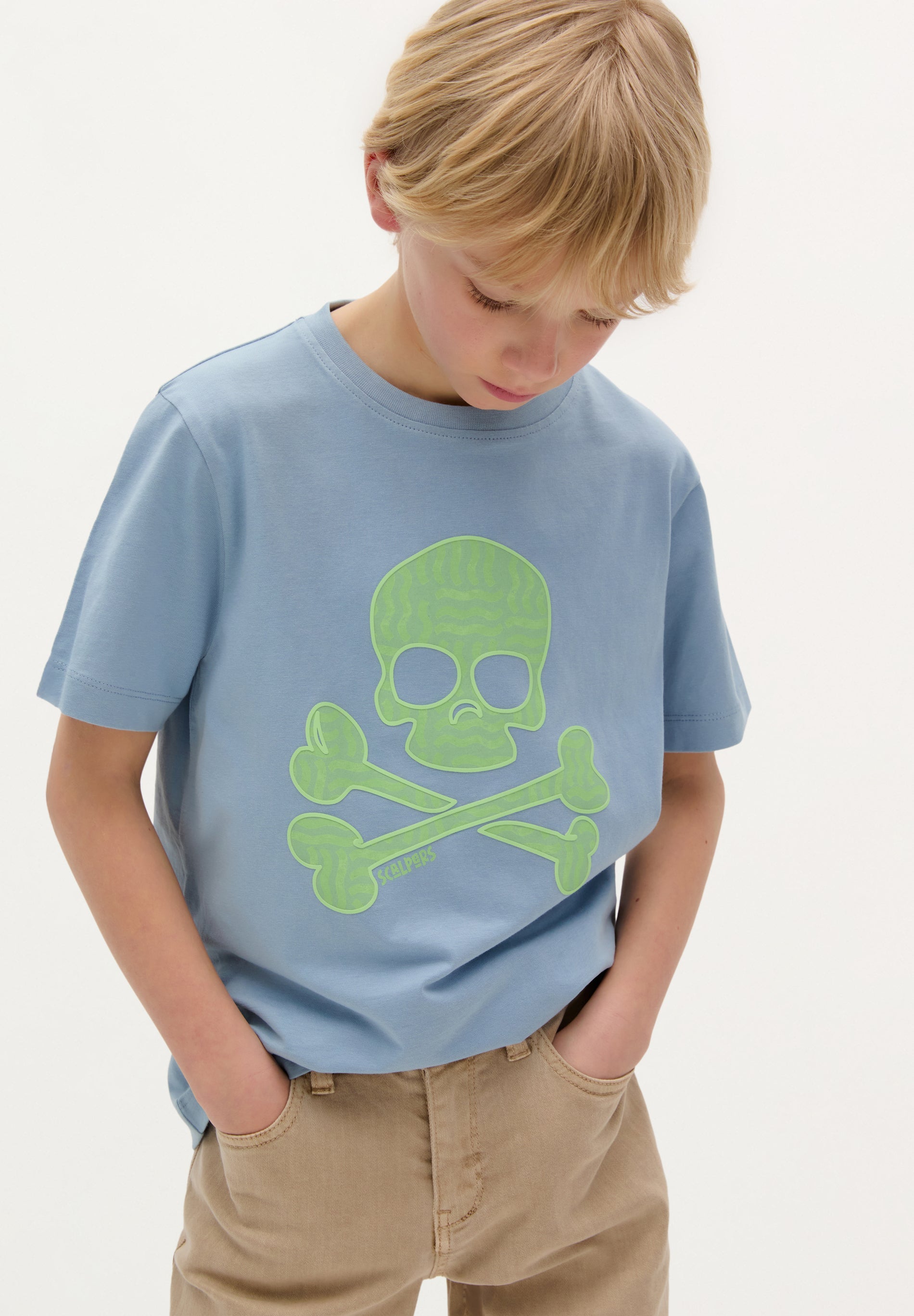 WAVES SKULL TEE KIDS