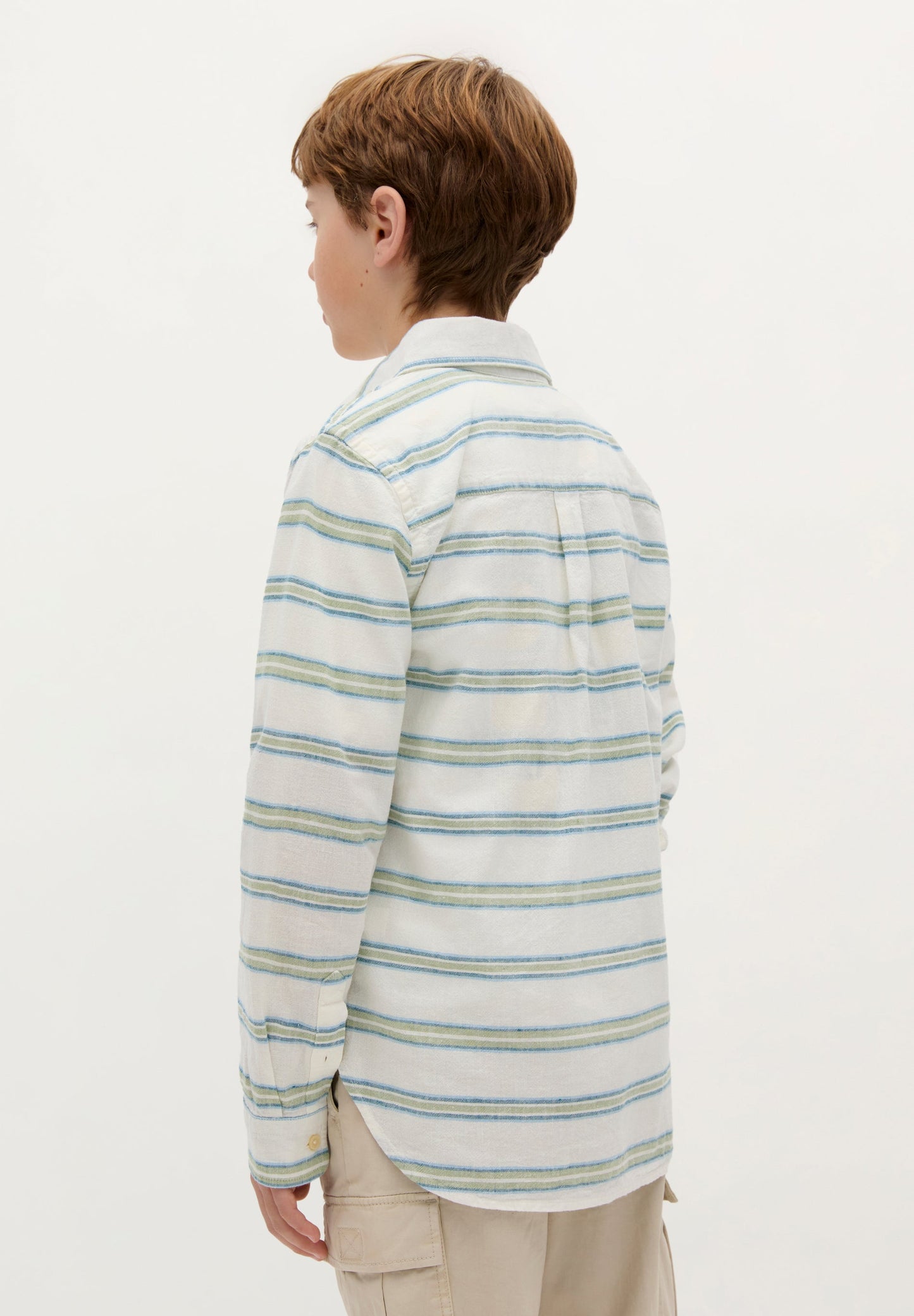 HORIZONTAL STRIPED SHIRT WITH SKULL