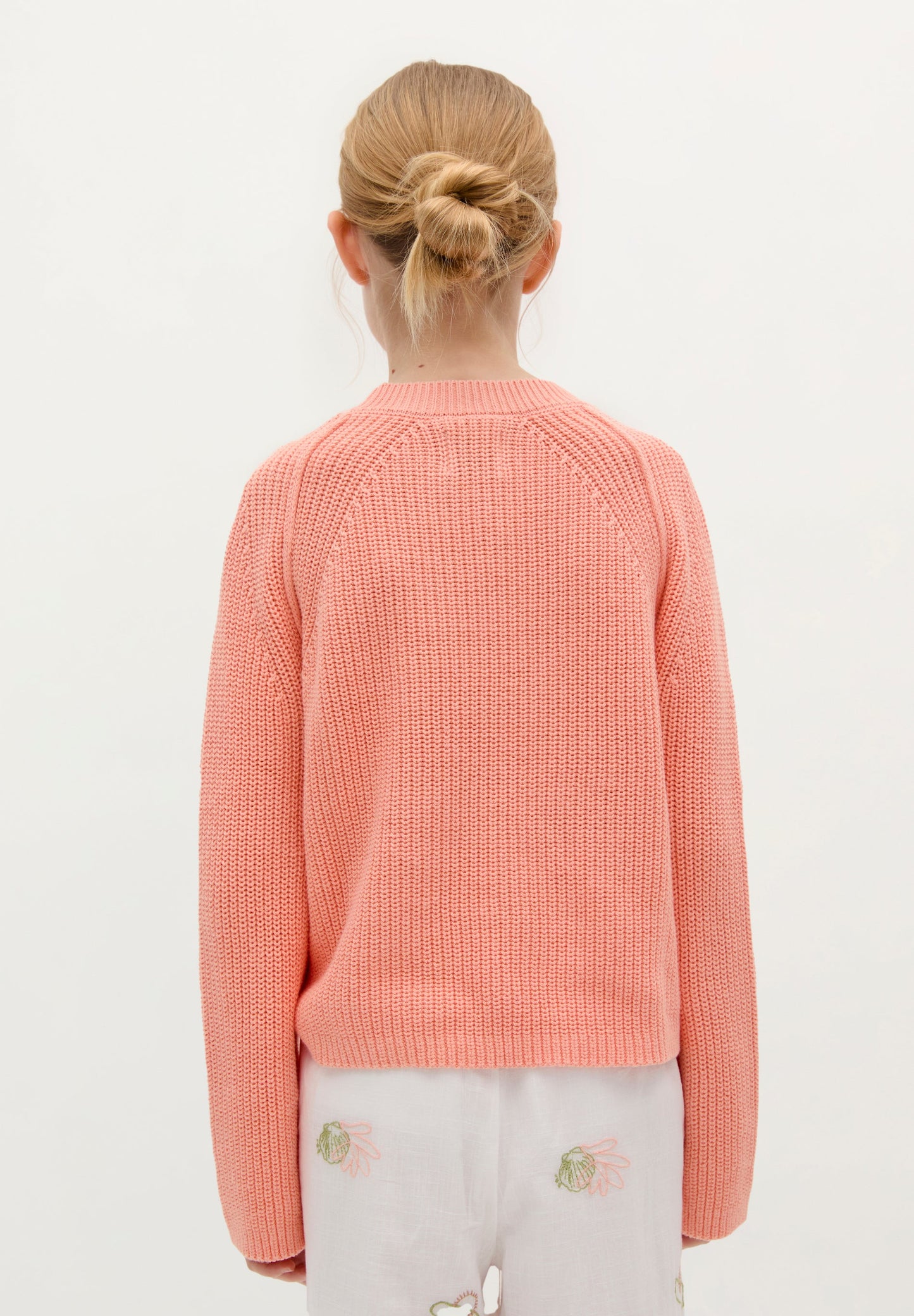 RIBBED KNIT SWEATER WITH OPENINGS