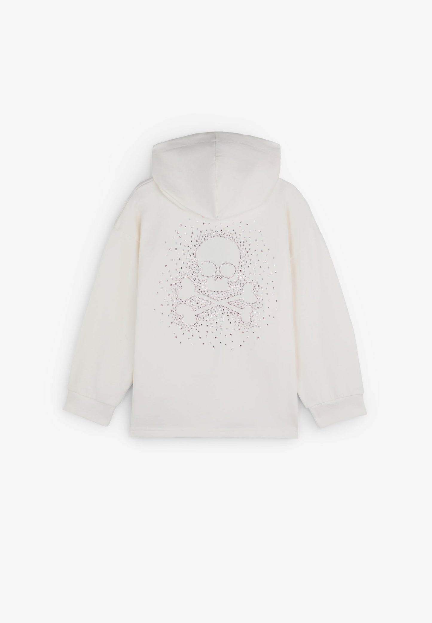 SCSHINY SKULL ZIP HOODIE GIRLS