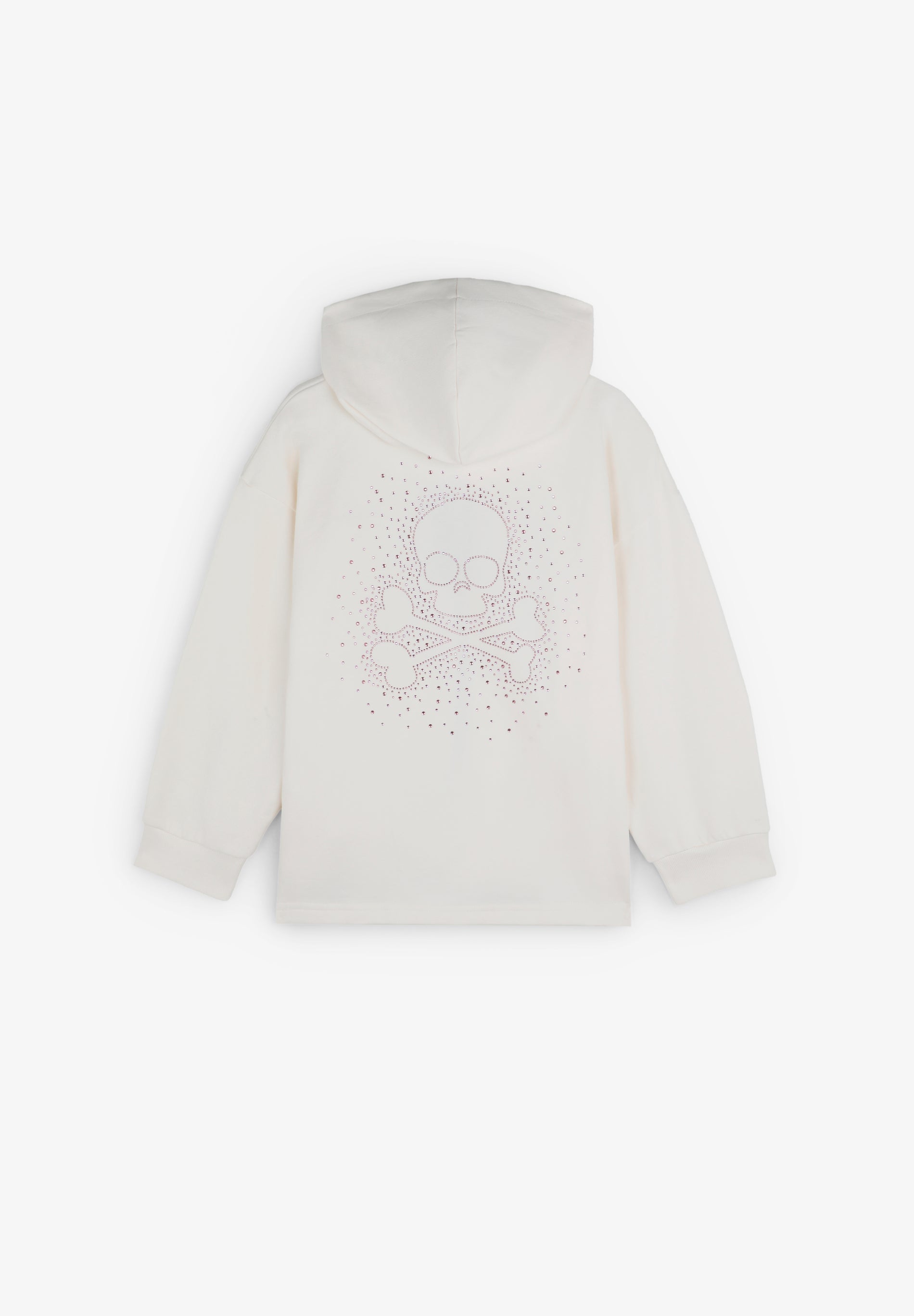 SCSHINY SKULL ZIP HOODIE GIRLS