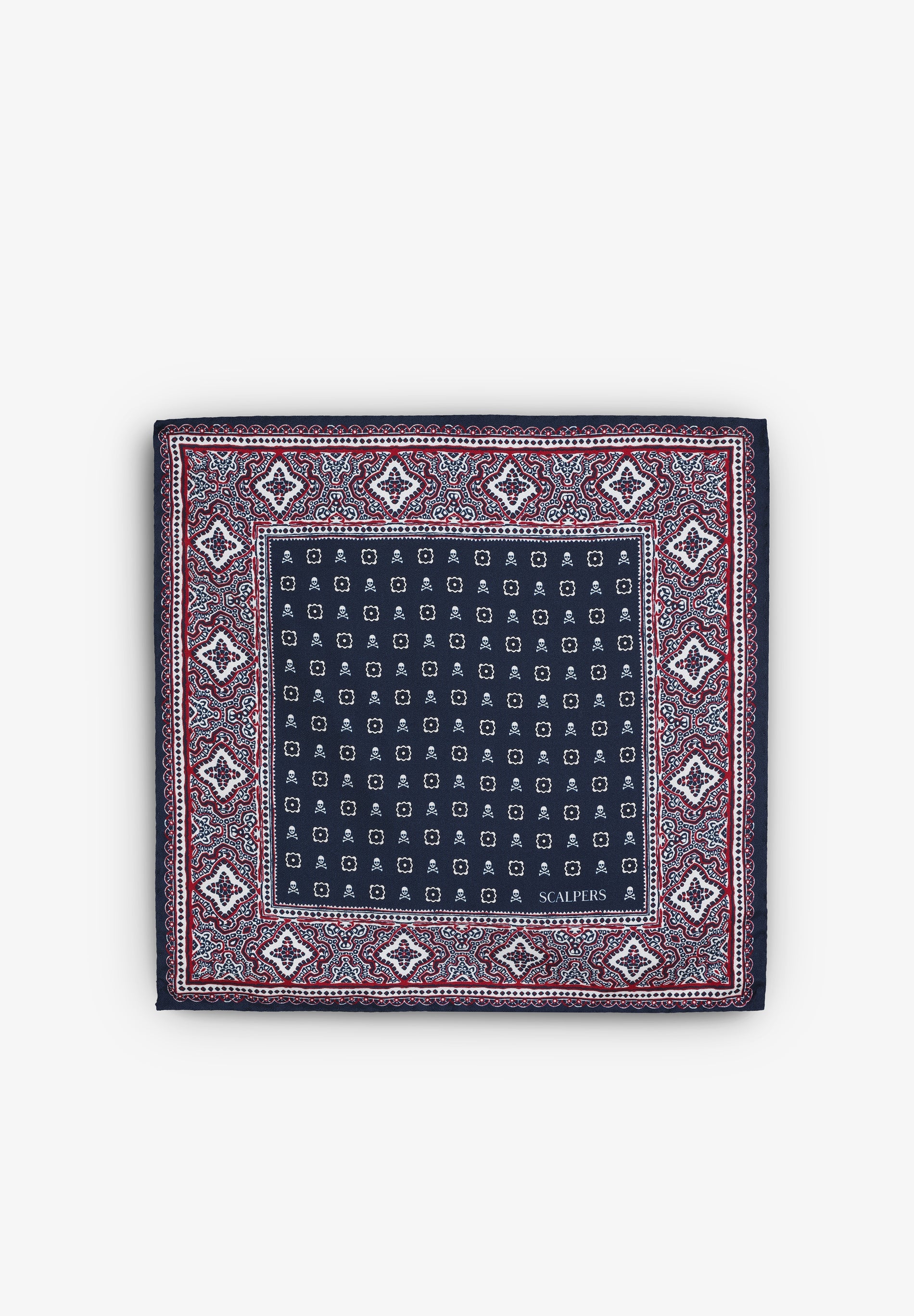 SKULL MOTIF HANDKERCHIEF