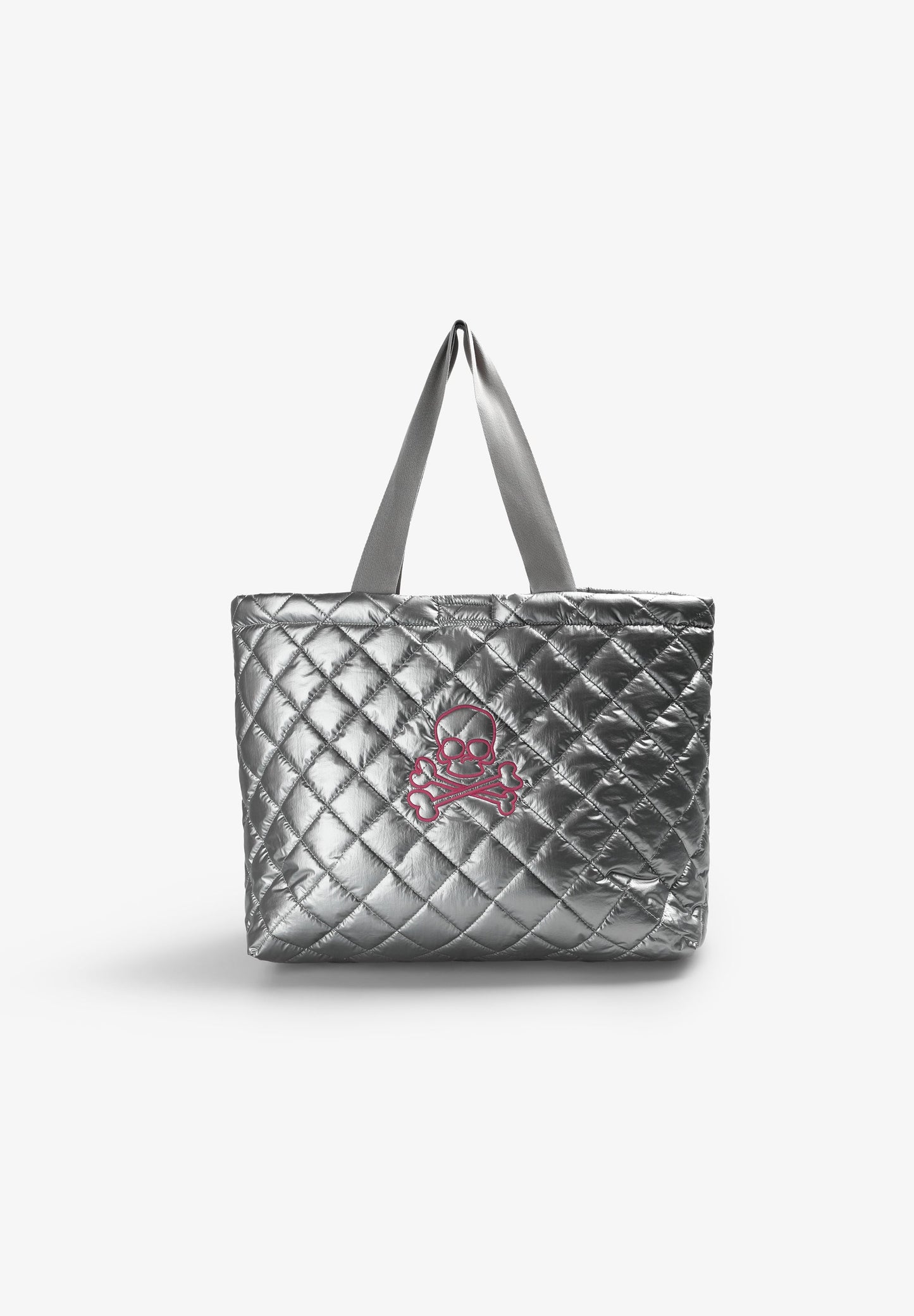 GEWATTEERDE METALLIC SHOPPER