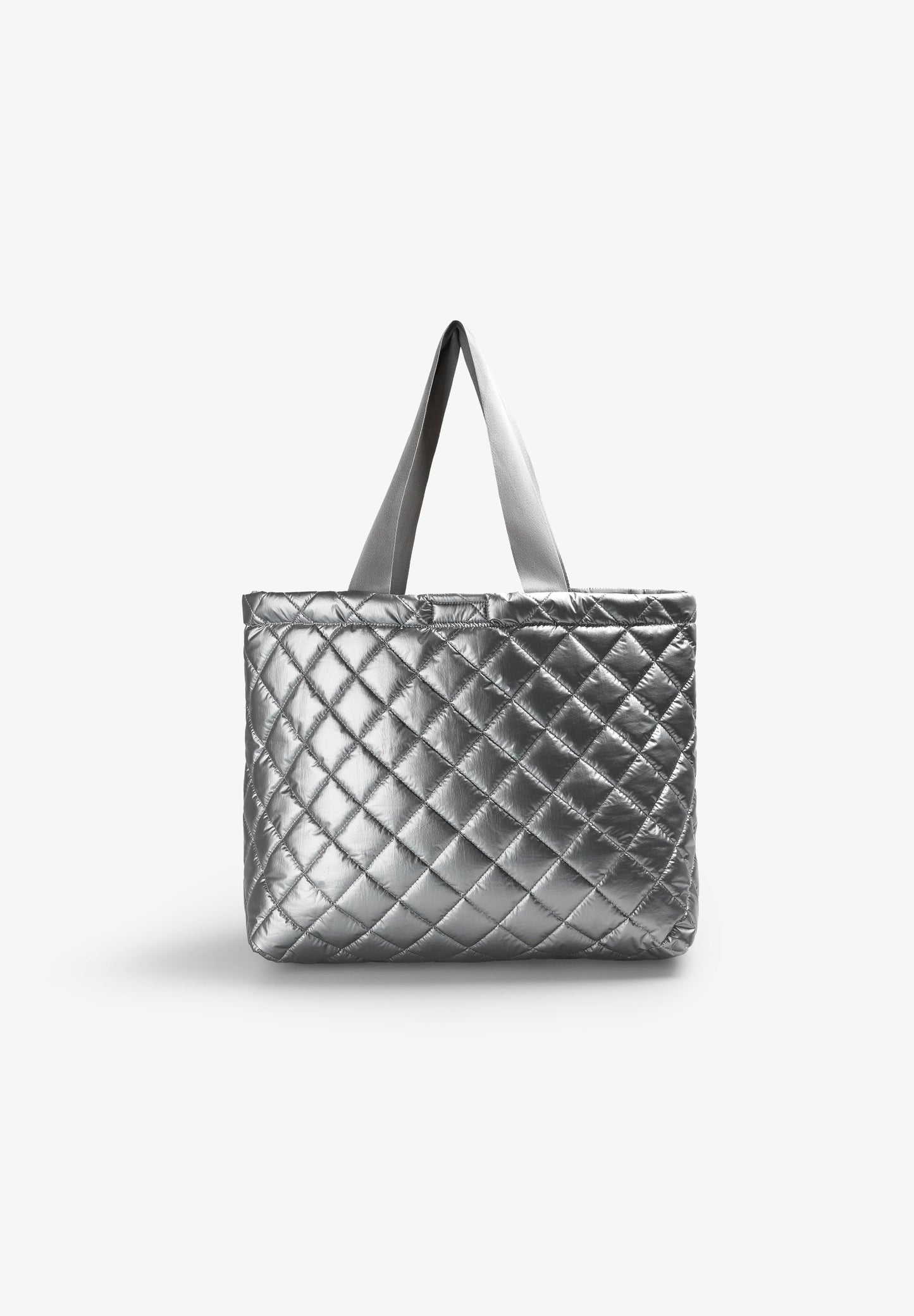 GEWATTEERDE METALLIC SHOPPER