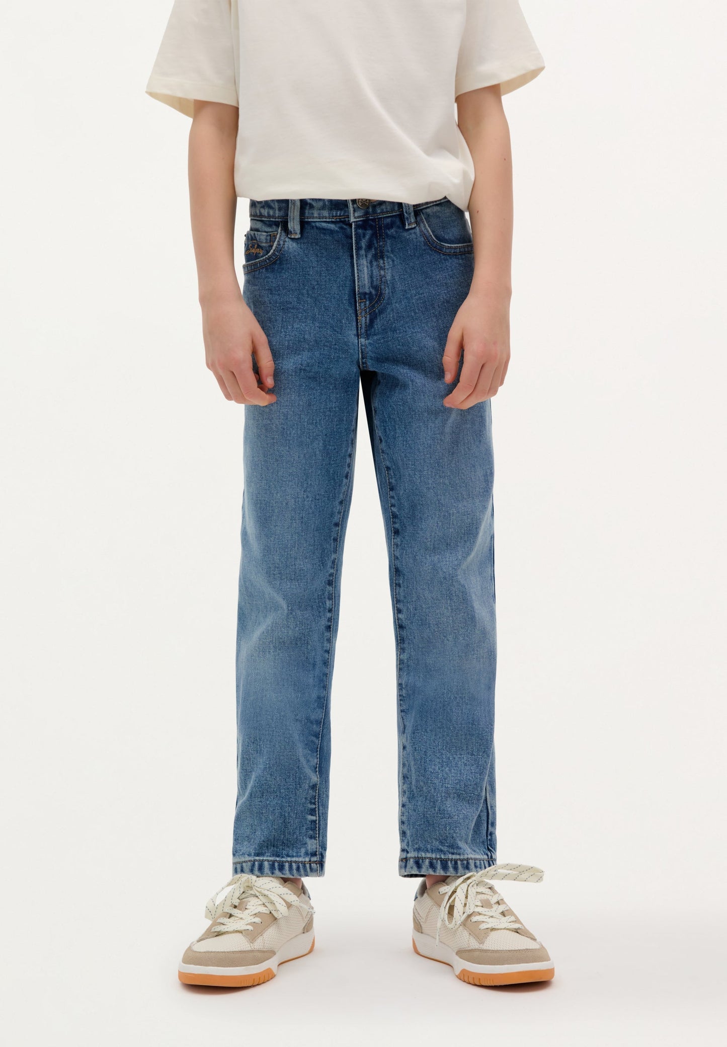 RECHTE DENIM BROEK