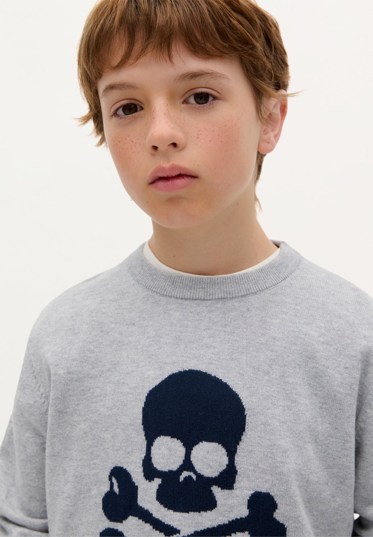 SCSKULL INTARSIA TRICOT KIDS